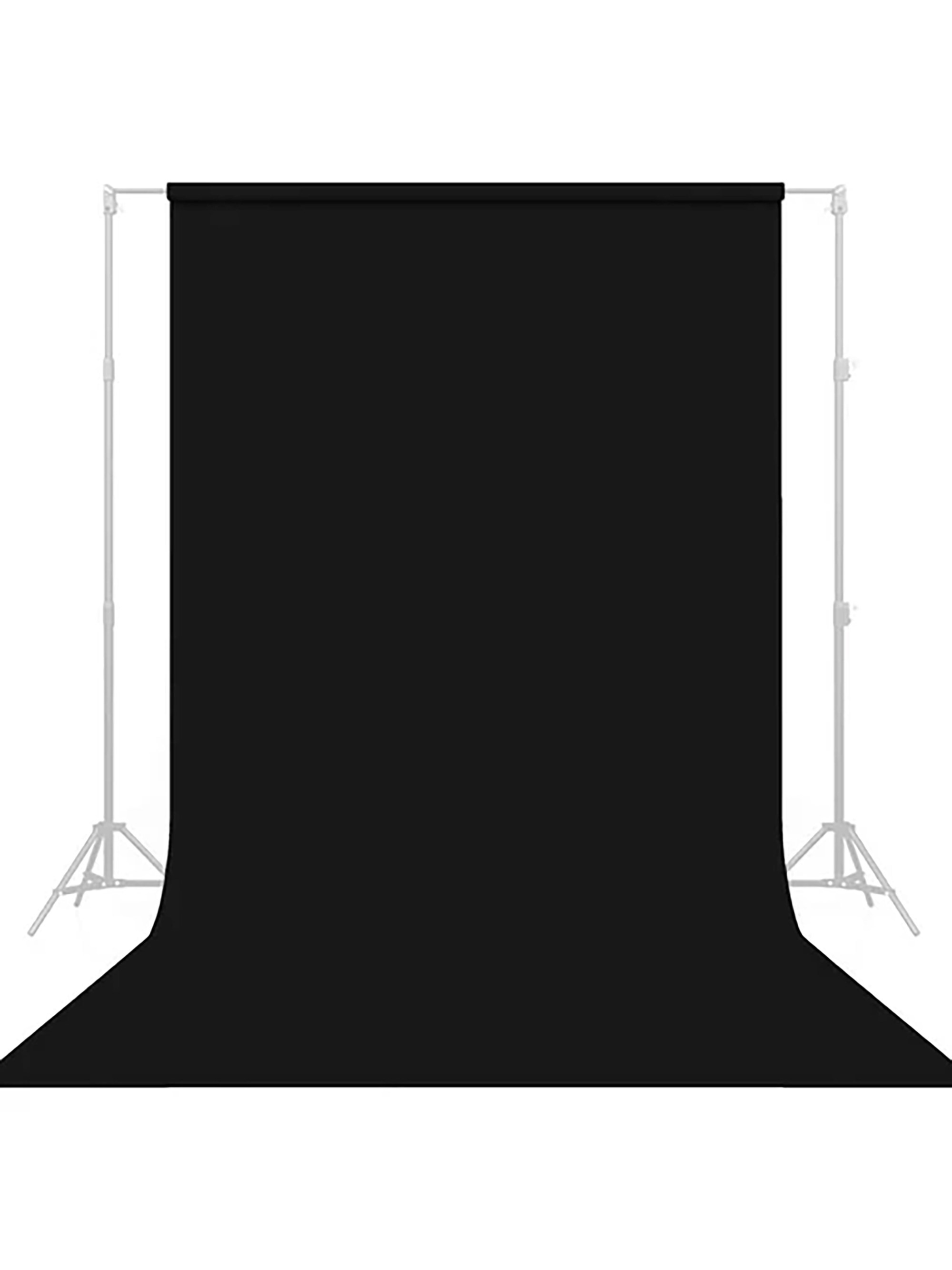 Фон бумажный Raylab 009 Black черный 2×6м