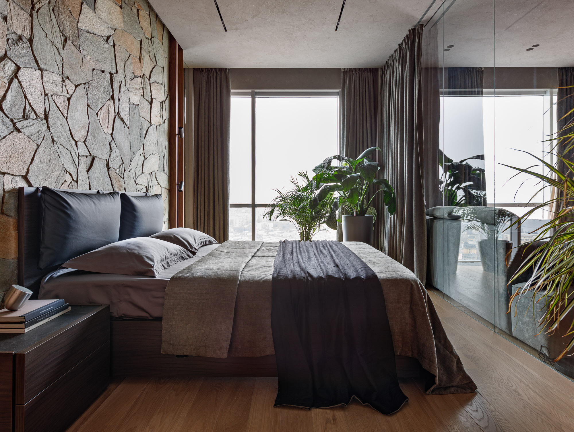 SAHA_Flat — Bachelor apartment in Saratov Russia designed by QUADRUM STUDIO