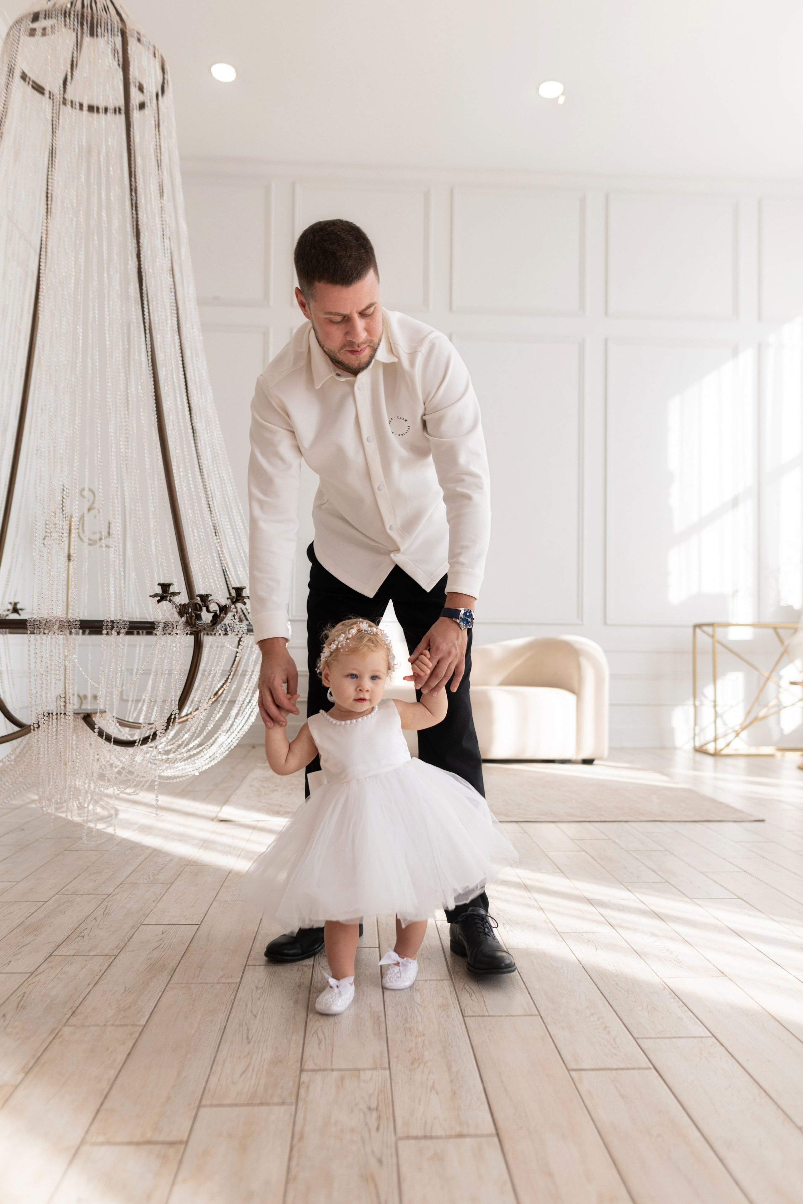 Семейная съемка для Яны и Дани в интерьере. Дмитрий Шульгин, портретный фотограф в Воронеже