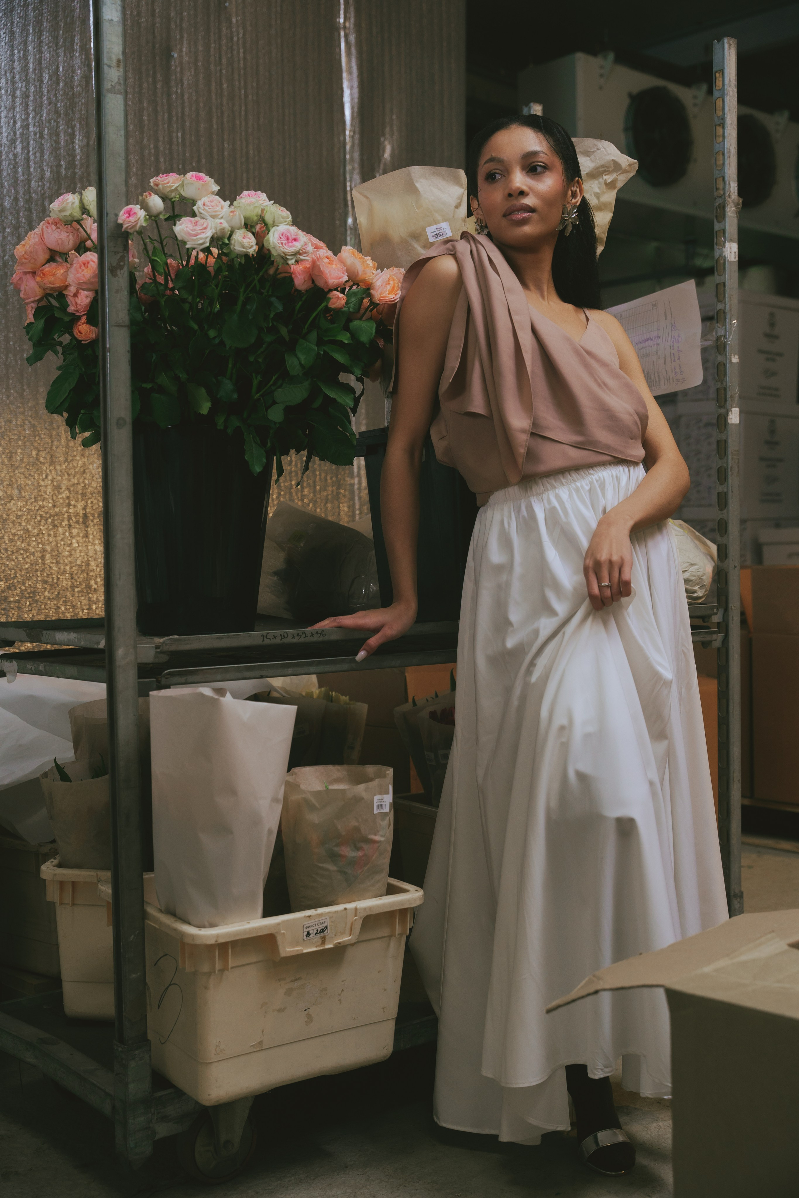 Стилизованная контент фотосессия для цветочной базы в Архангельске