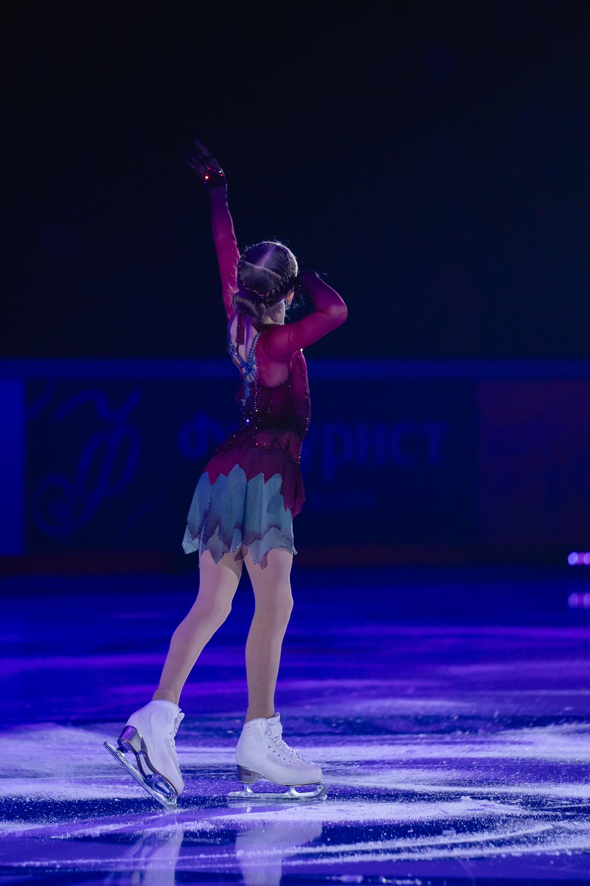 Шоу «Чемпионы на льду» в Новосибирске. Воробьева Ксения — Спортивный и танцевальный фотограф Новосибирск