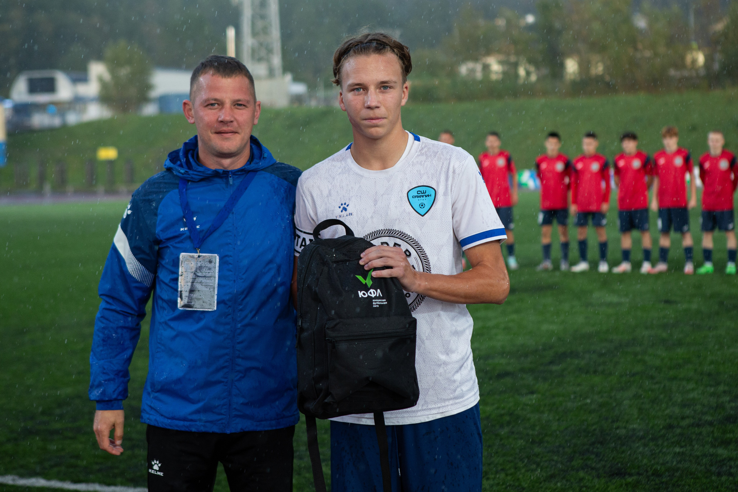 Матч юношеской футбольной лиги между командами СШ «Сахалин» и «СШОР № 1» (Комсомольск-на-Амуре) (U-18). Кутузов Евгений Фотограф в Южно-Сахалинске