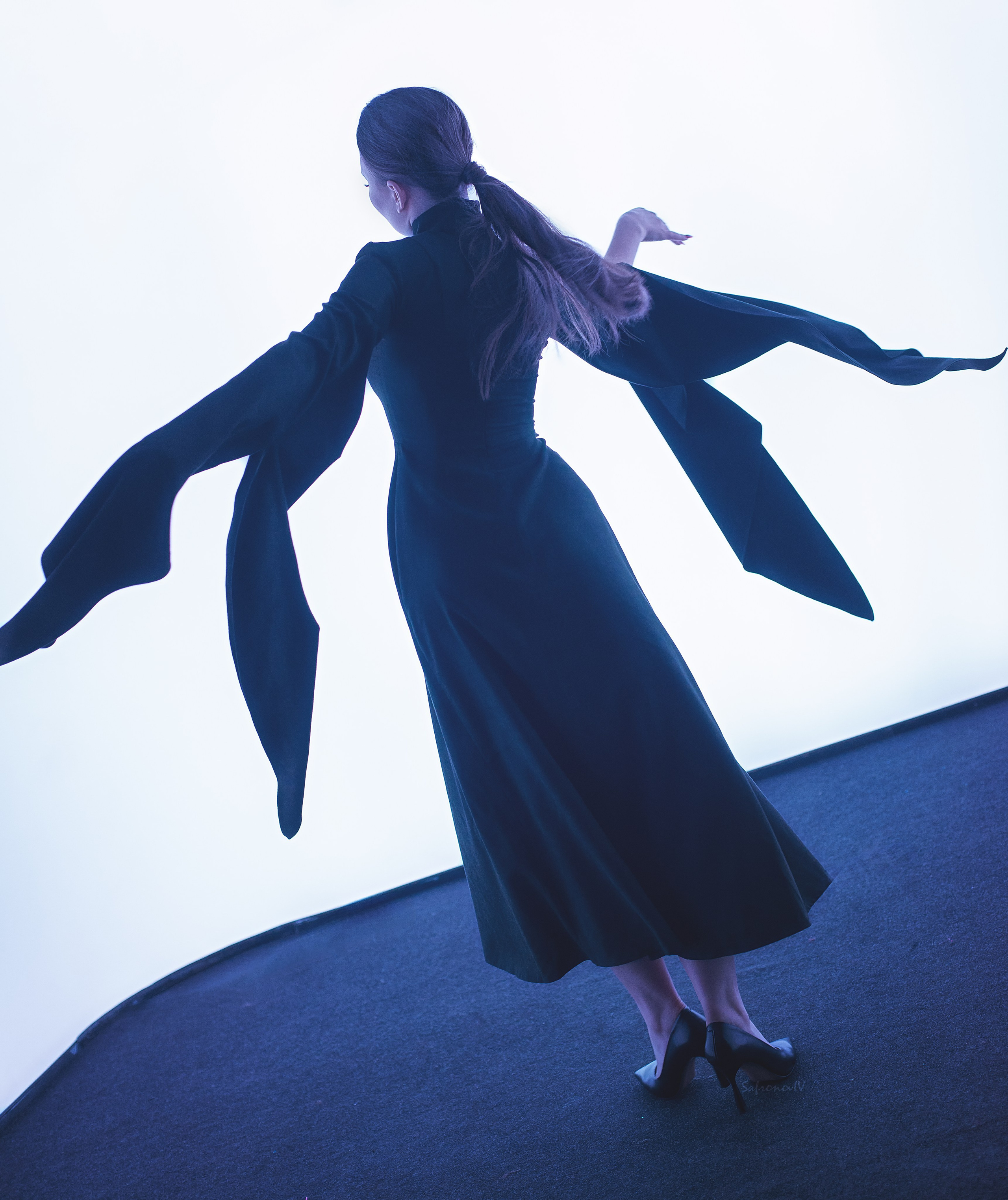 Костюм платье Ворон