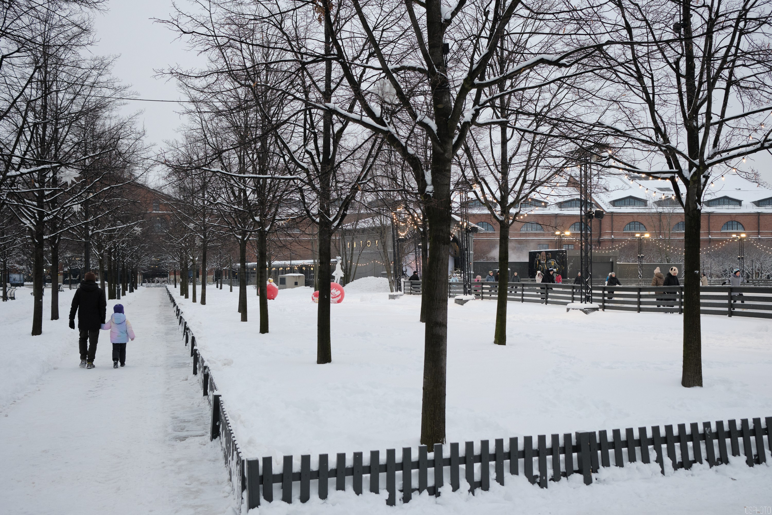 Снег и туман в Санкт-Петербурге. Фотографъ Сергѣевъ. Поймать мгновеніе