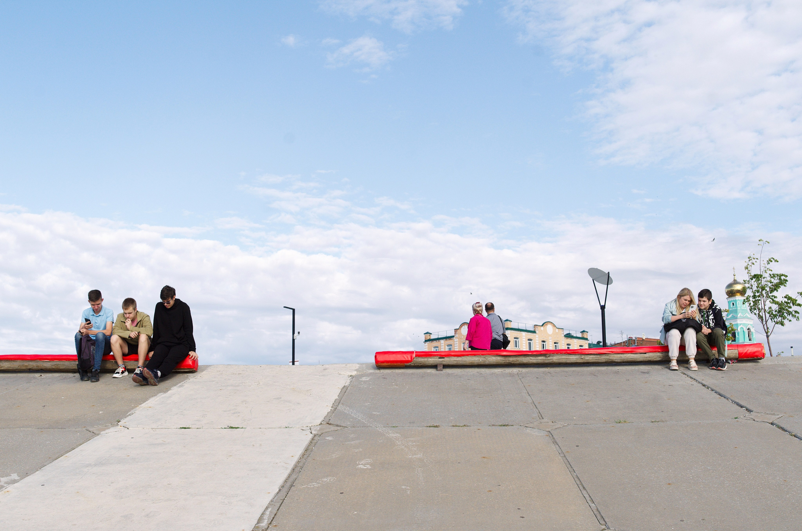 Набережная в Сызрани