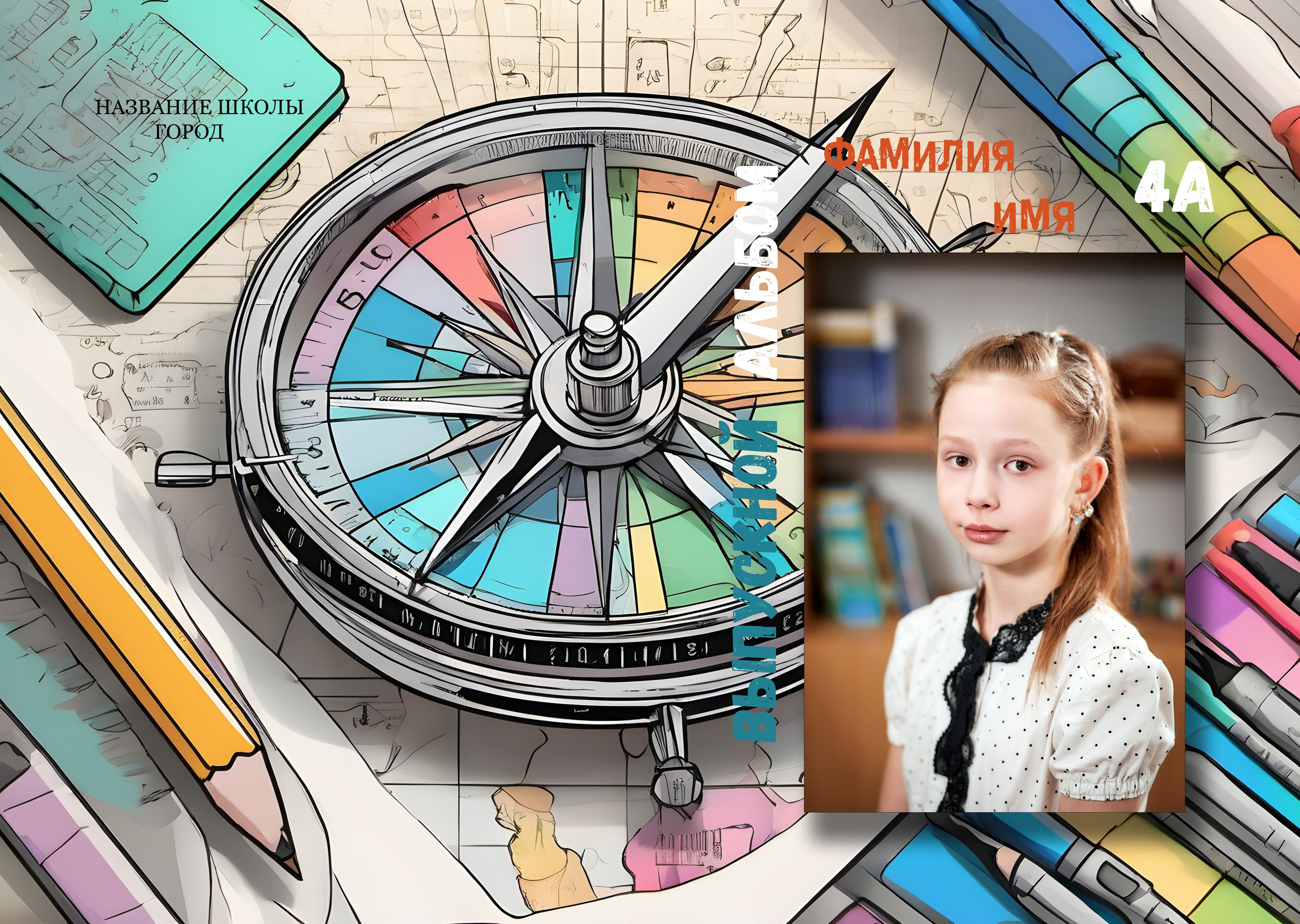 Выпускные альбомы — 4 класс. Фотограф Пустошка и Псковская область (Себеж, Великие Луки, Опочка и др.)