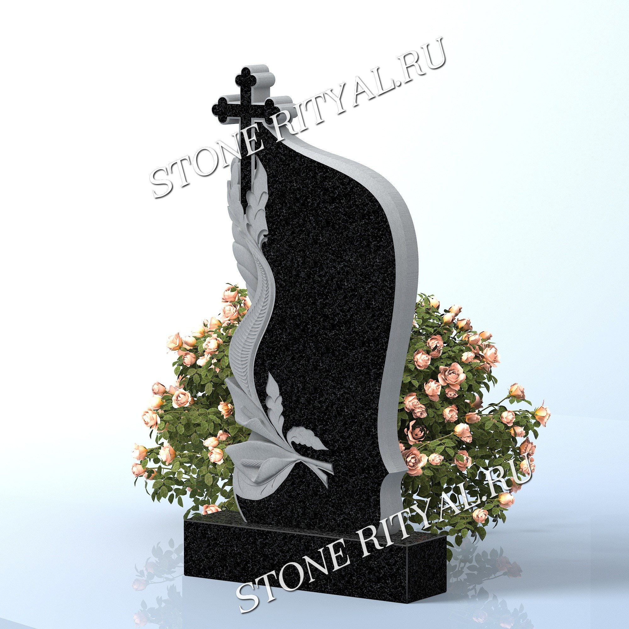 Вертикальные памятники фигурные. Изготовление и установка памятников в Москве и МО