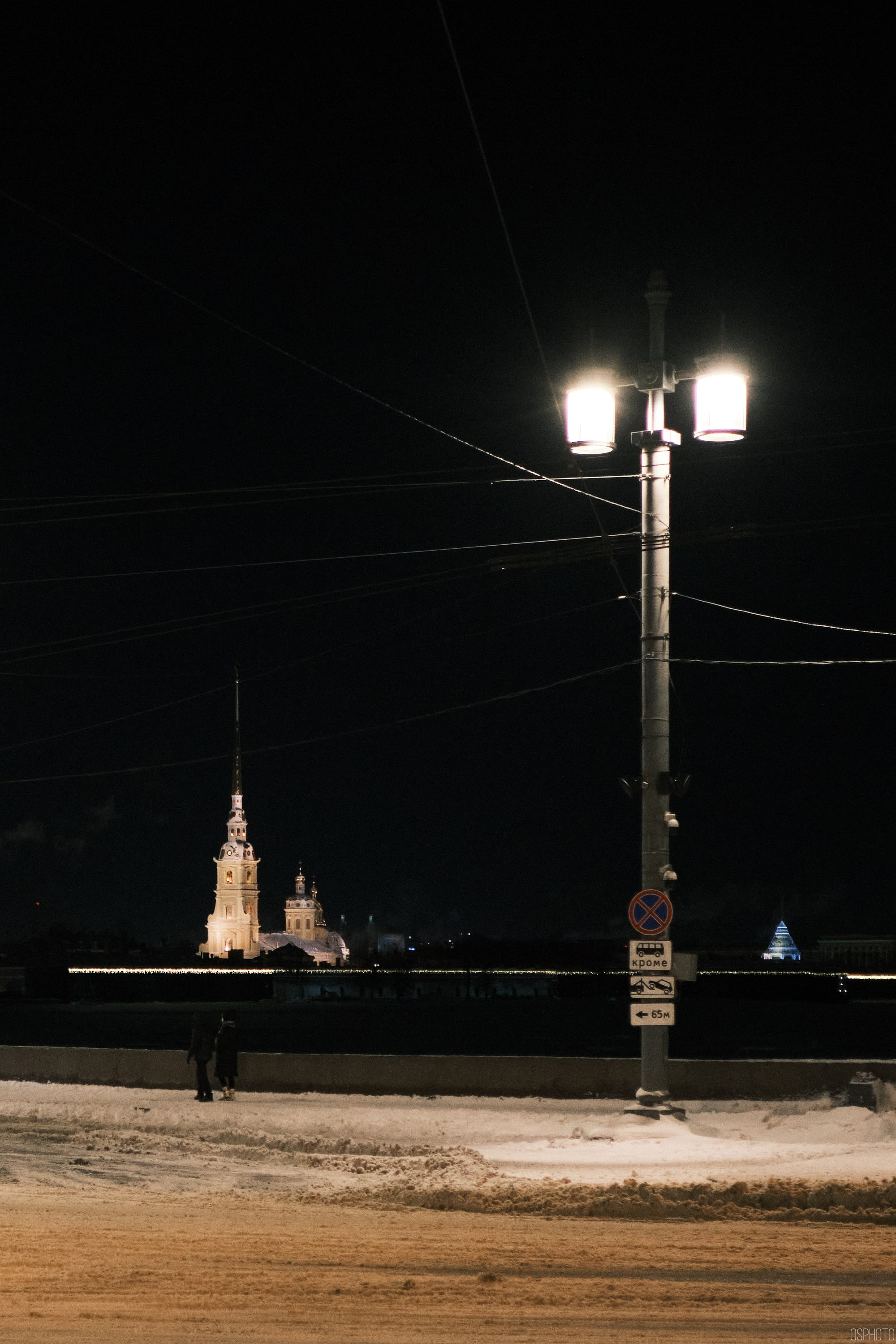 Снег и туман в Санкт-Петербурге. Фотографъ Сергѣевъ. Поймать мгновеніе