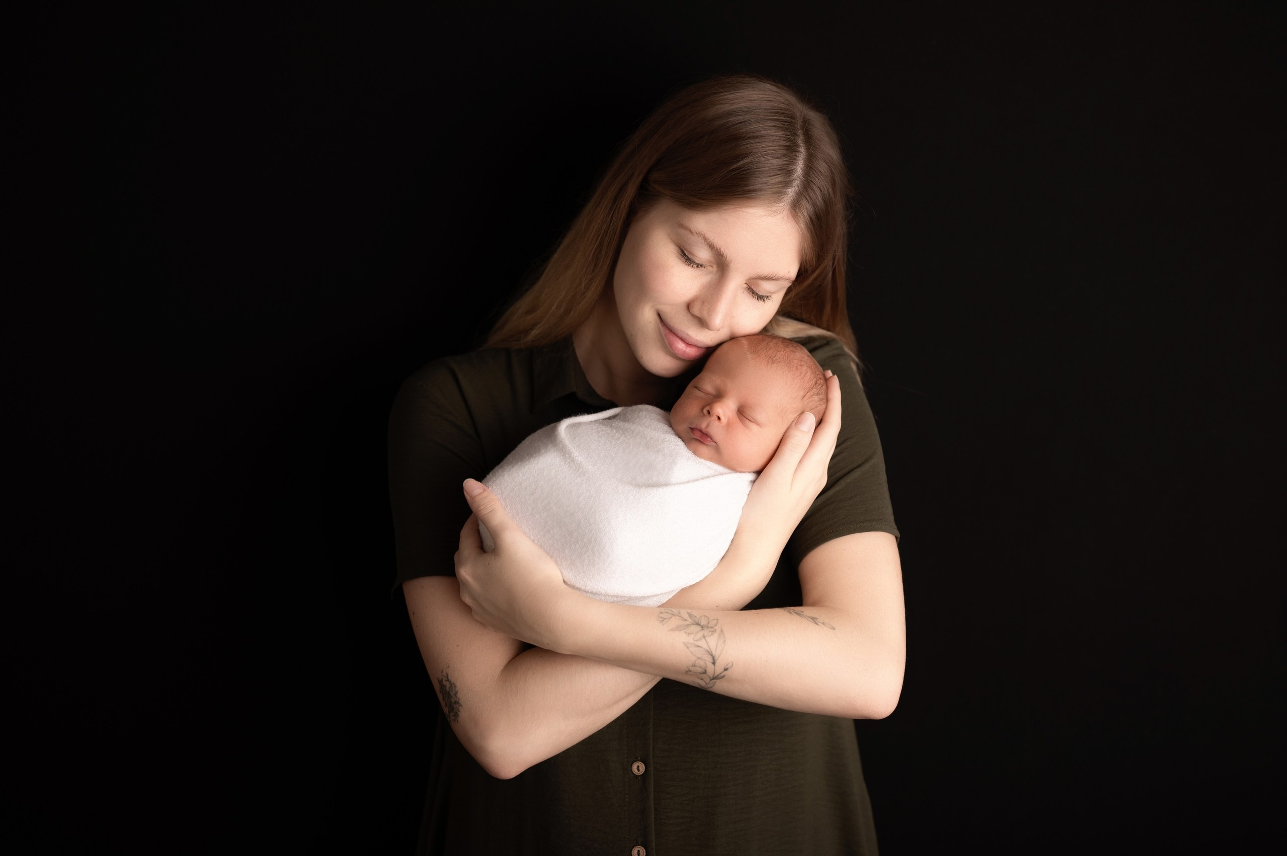 Семейная newborn-фотосессия