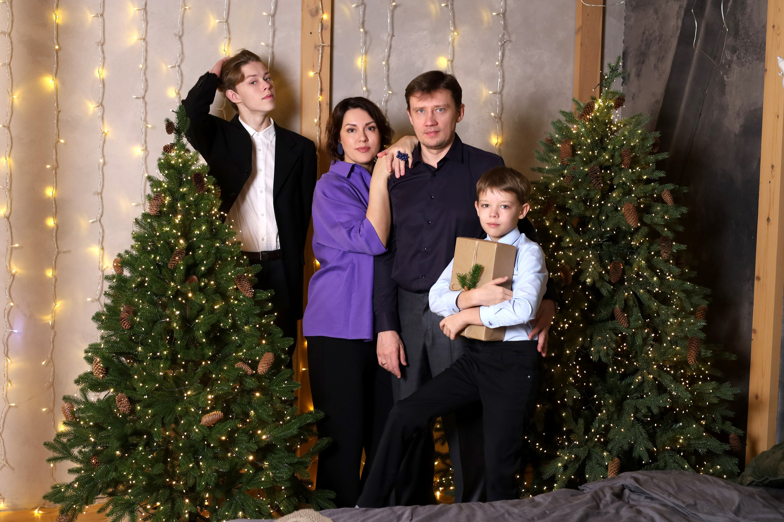 Семейный новый год Ксения. Фотограф в Красноярске Никитина Мария