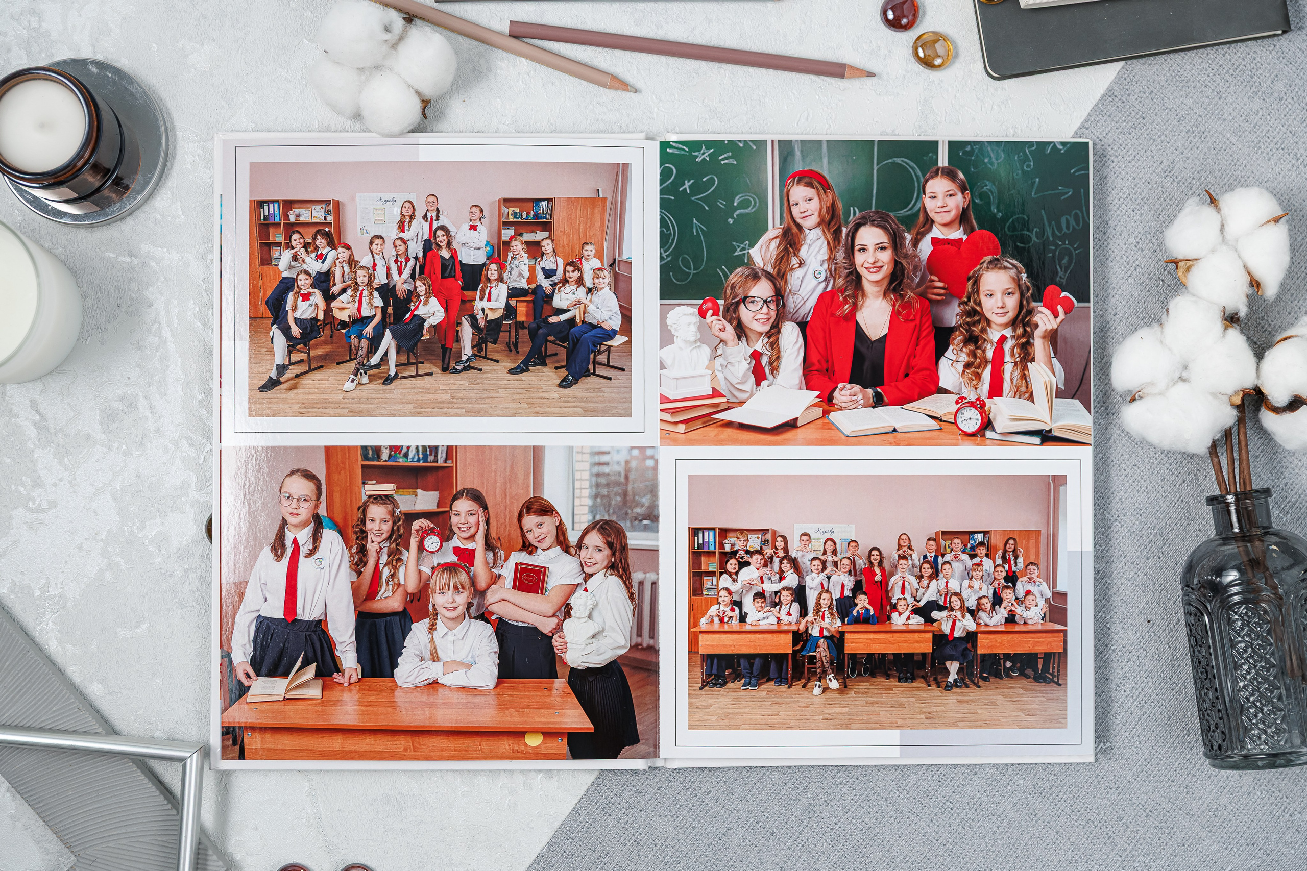 Выпускные альбомы 4 класс. Семейный и детский фотограф Комина Елена, Власиха, Одинцово