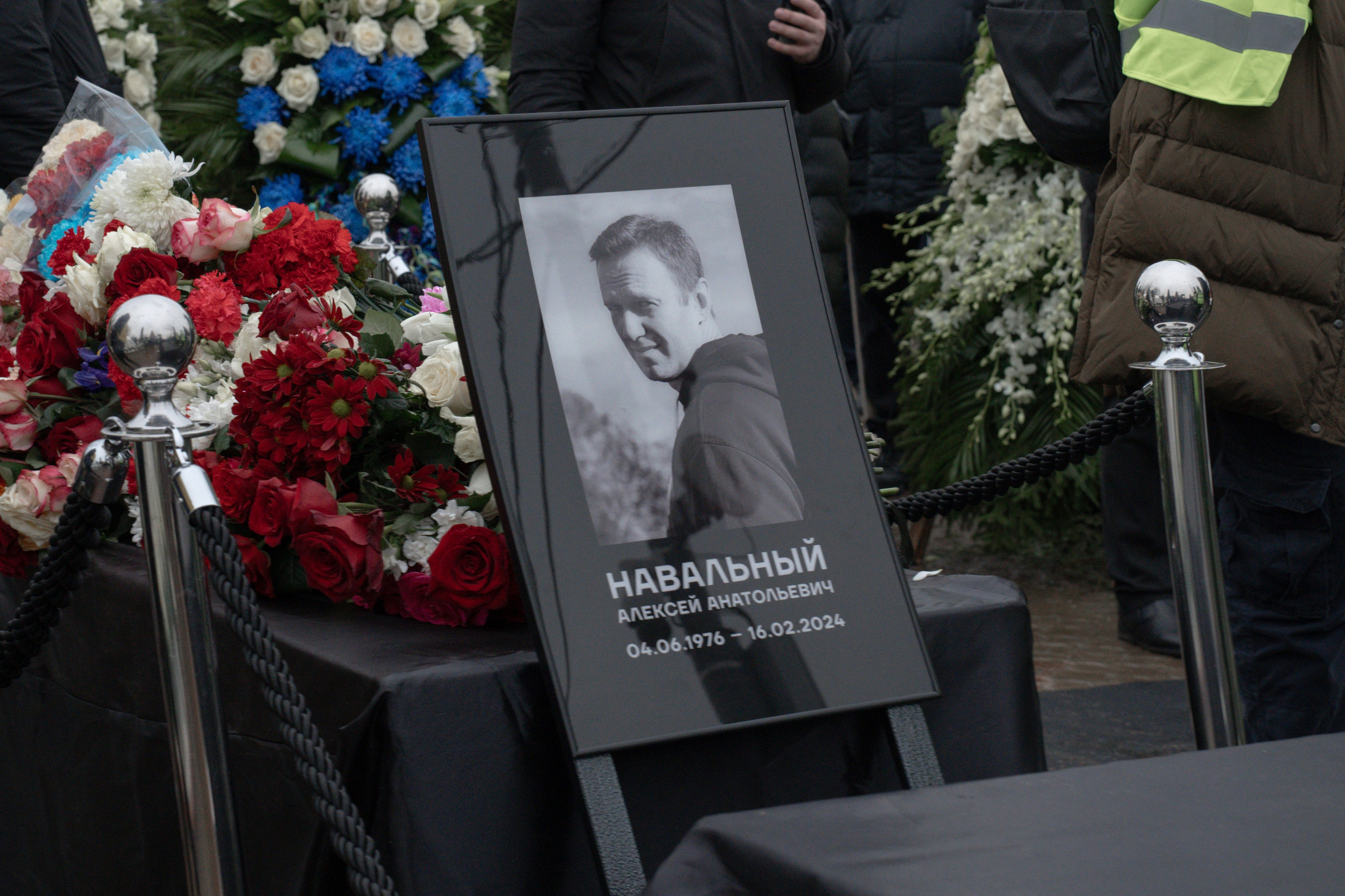Funeral of Alexei Navalny. Ksenia Maksimova
