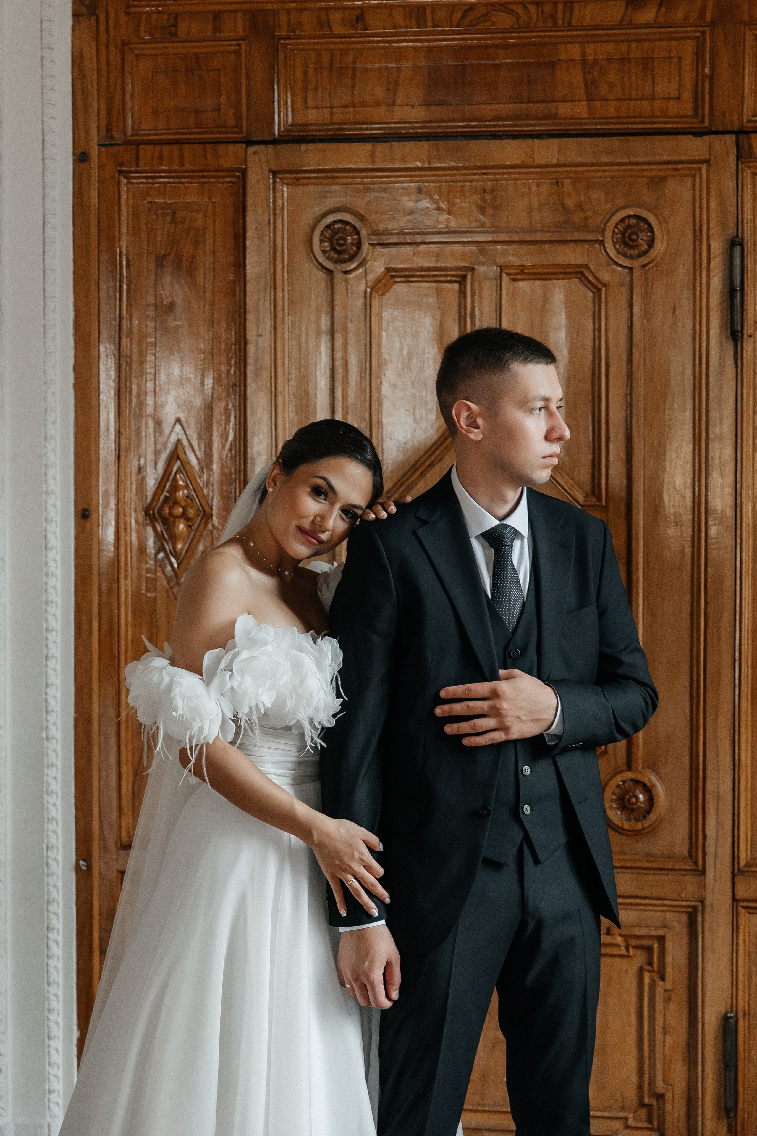 Свадебная фотосессия в библиотеке читальне Пушкина