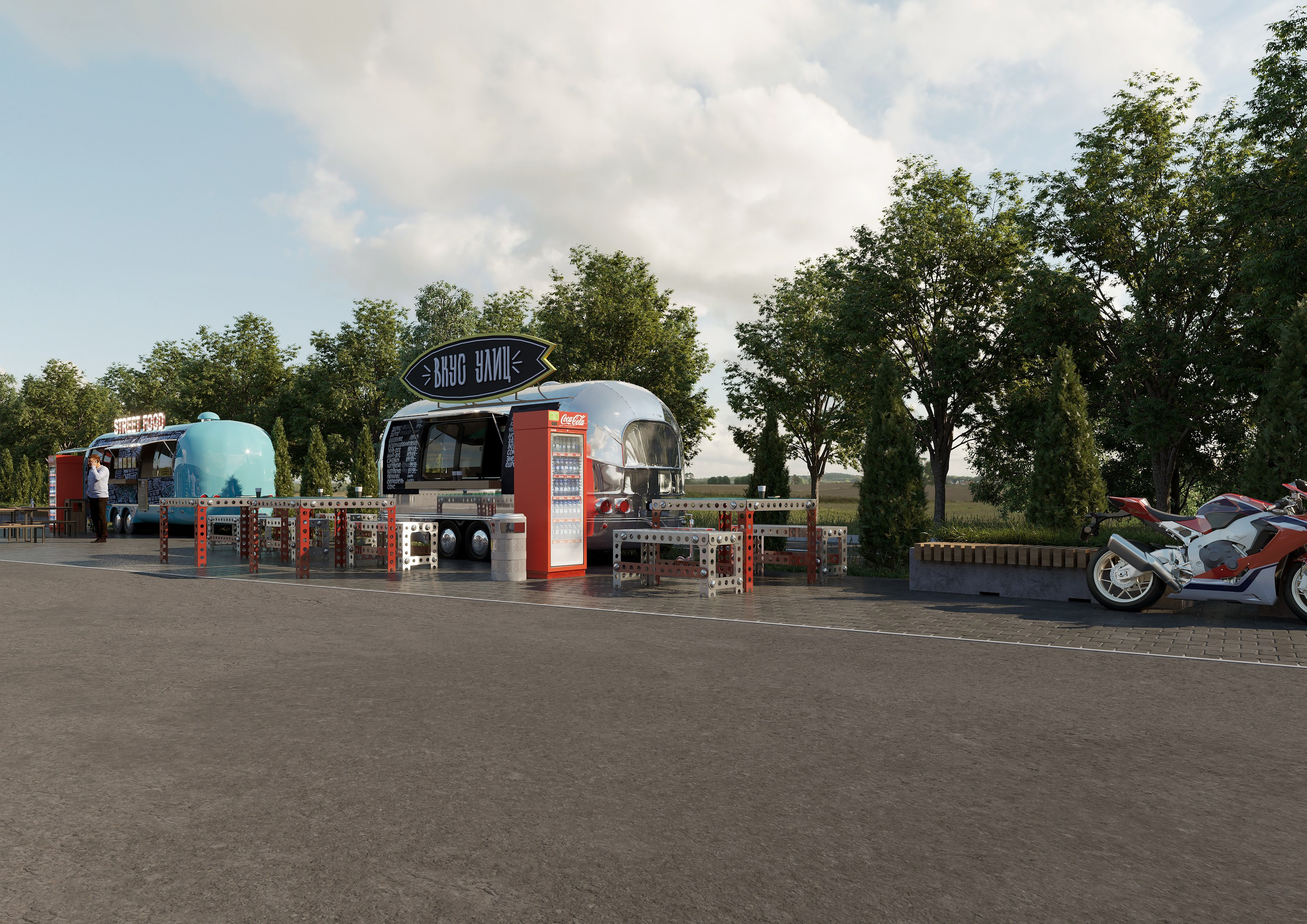 Промышленные склады и логистический комплекс. 3Д Визуализация Интерьера и Архитектуры