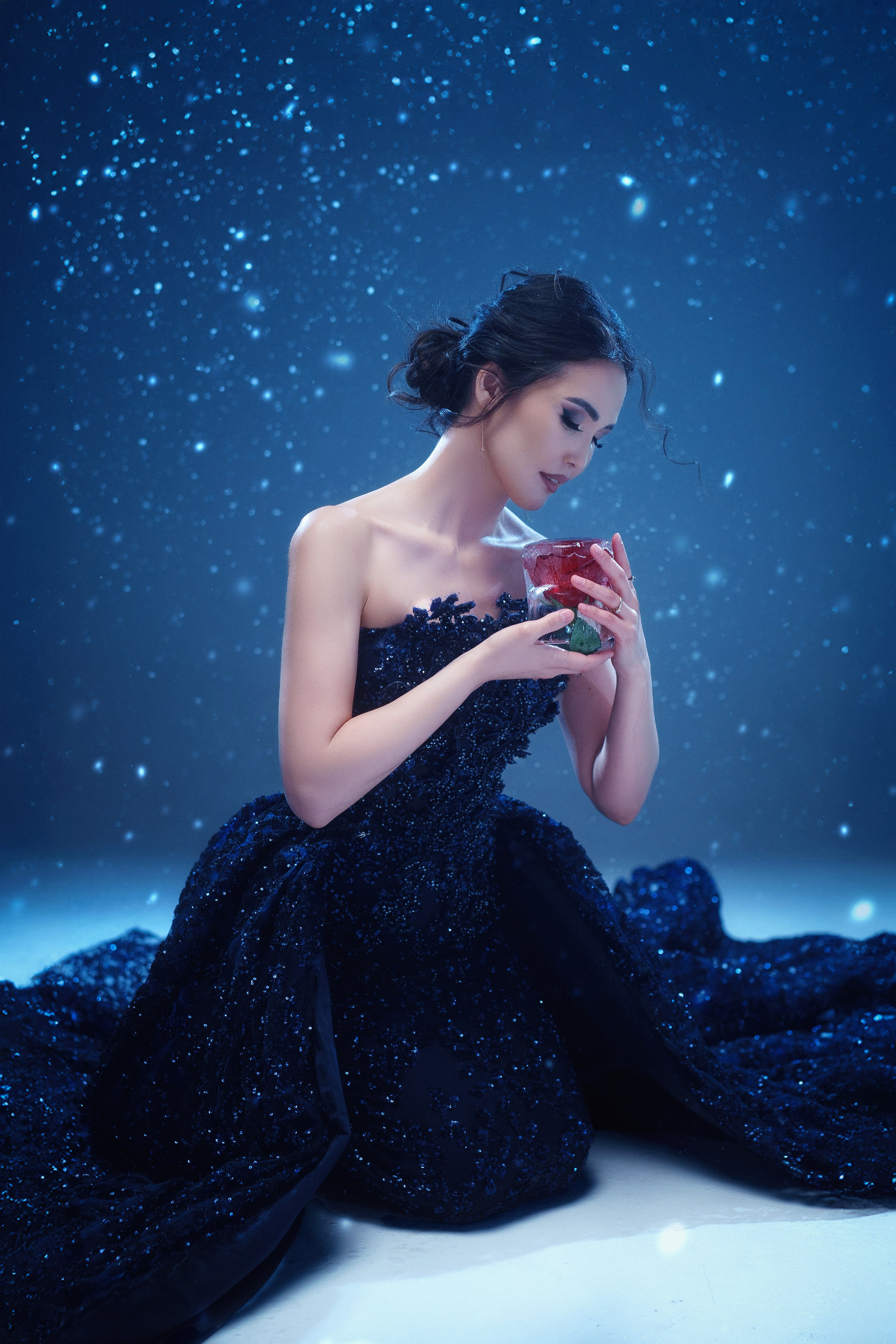 Новогодняя контент-съемка для Мереке