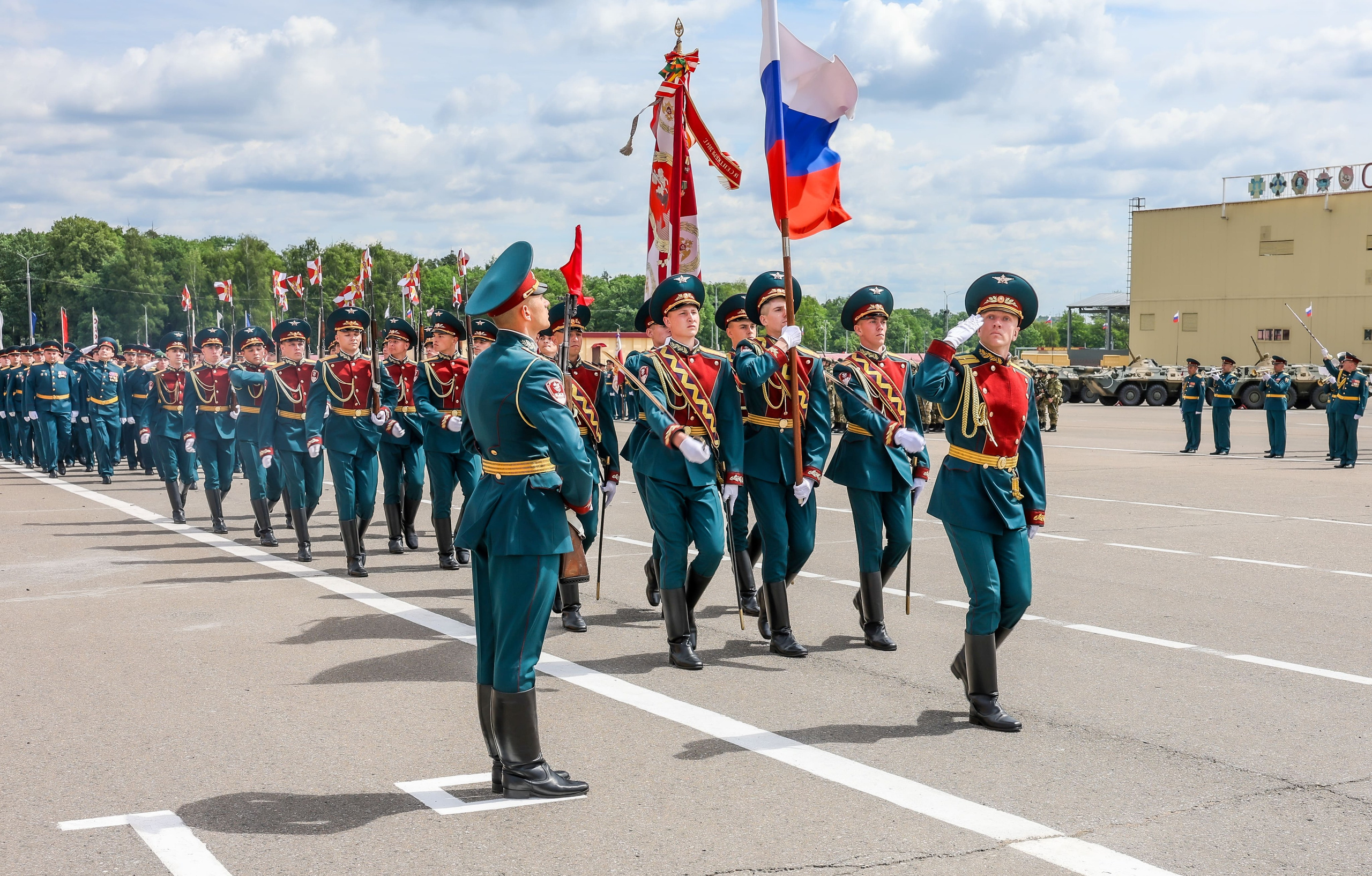 102 года дивизии Дзержинского в Балашихе — фоторепортаж с торжественных мероприятий
