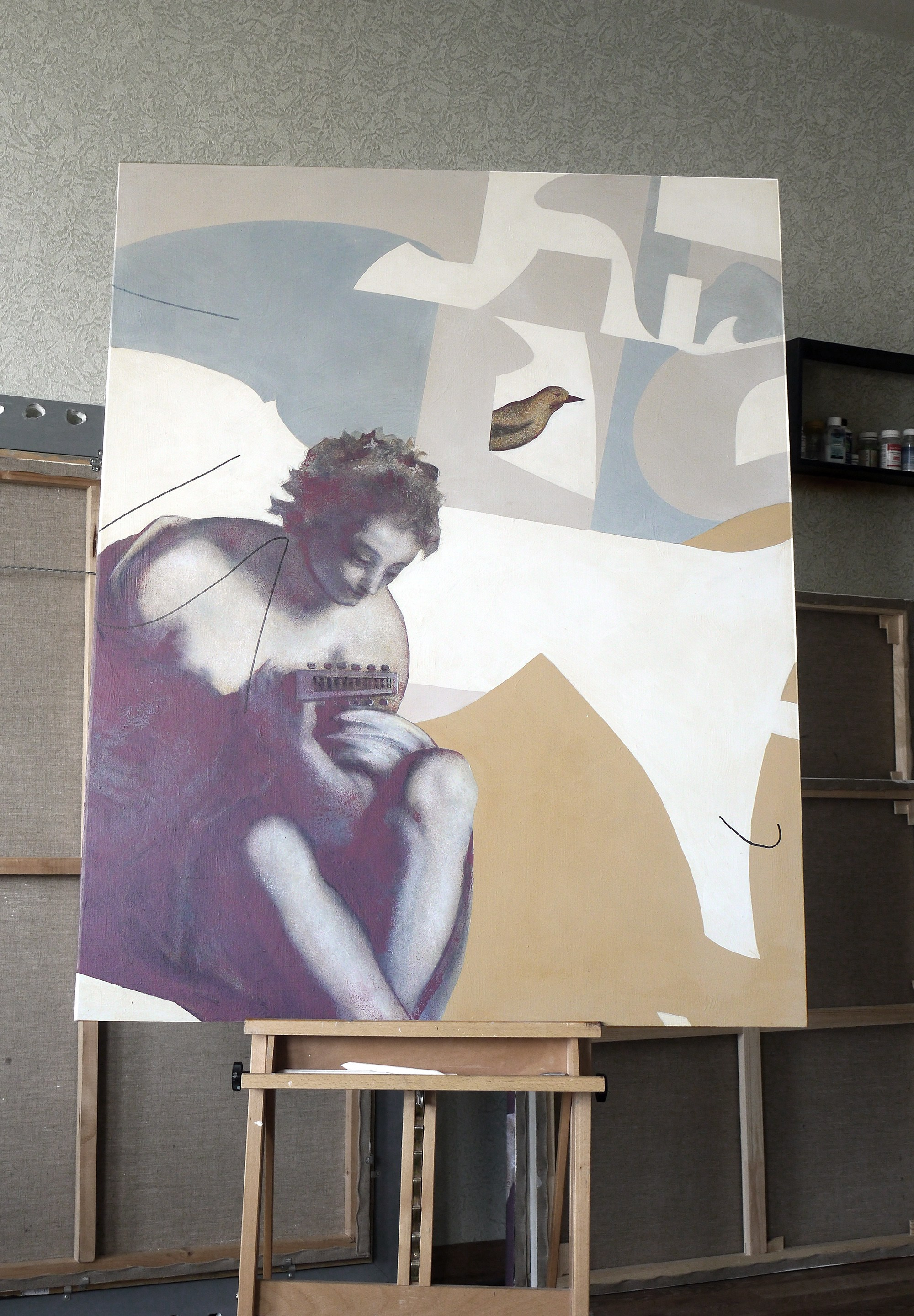 Квартет. Художник Ольга Рикун. Москва