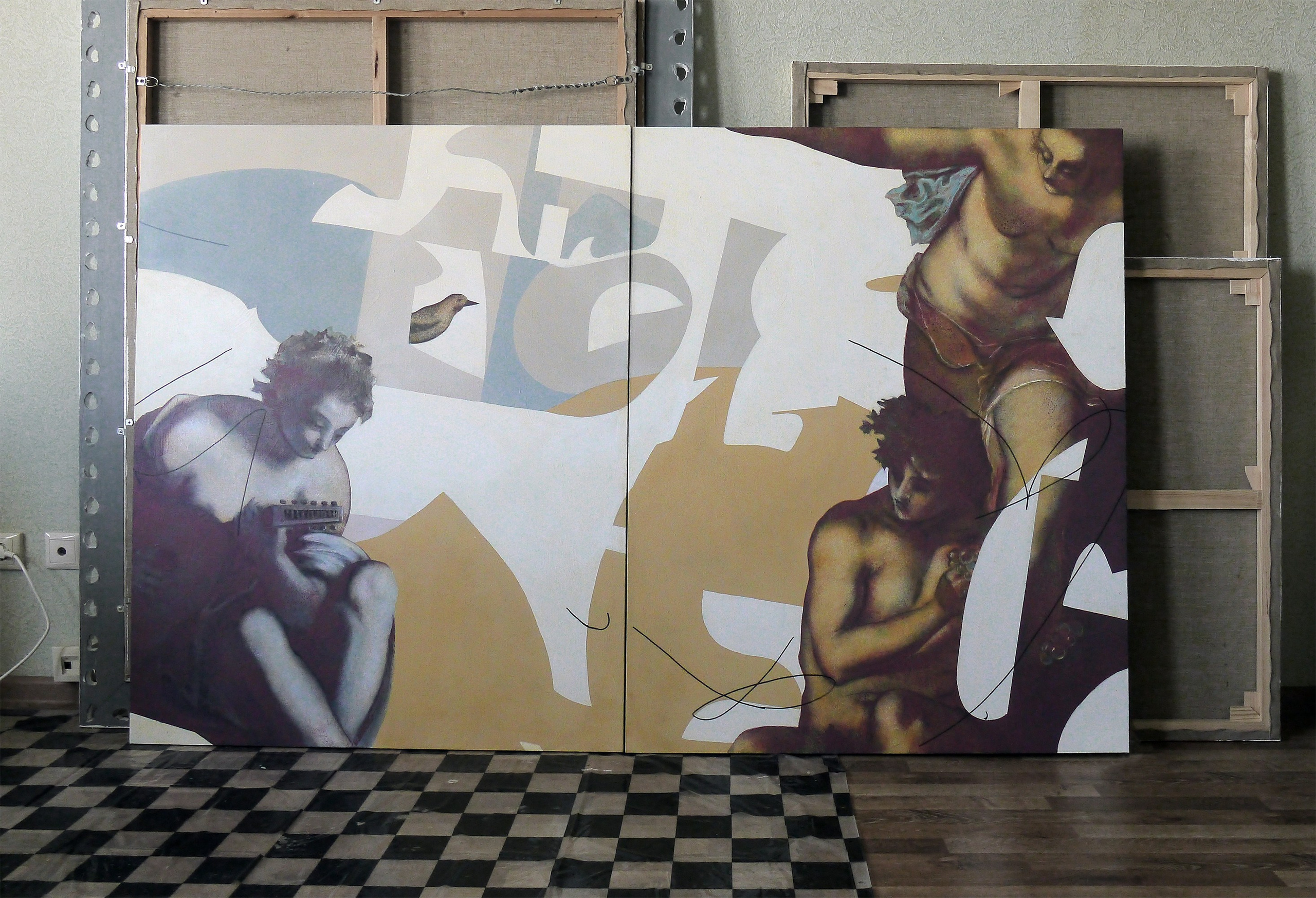 Квартет. Художник Ольга Рикун. Москва