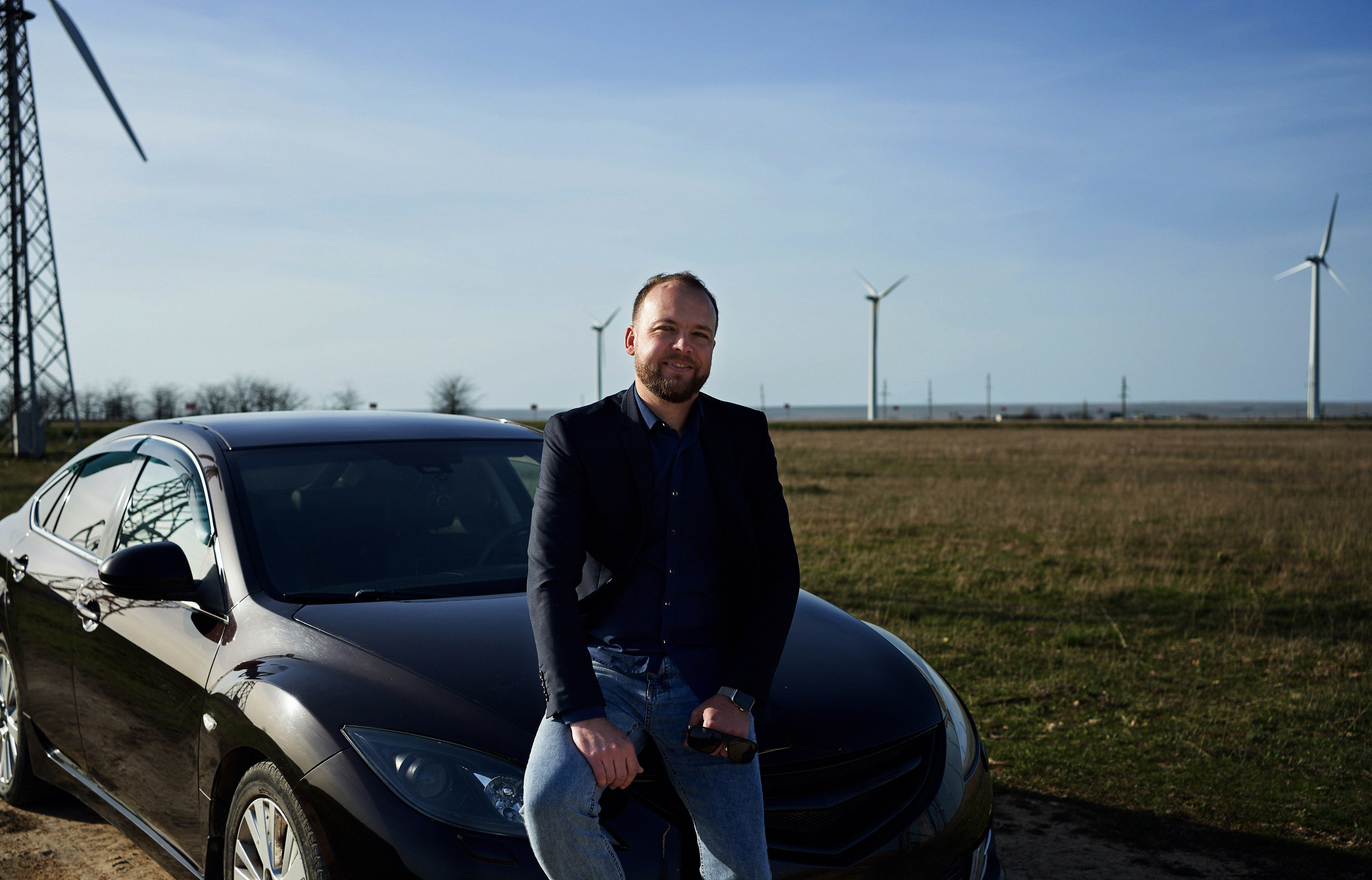 Мужская фотосессия в поле. Фотограф Зайцева Надежда. Фотосессия в Евпатории.