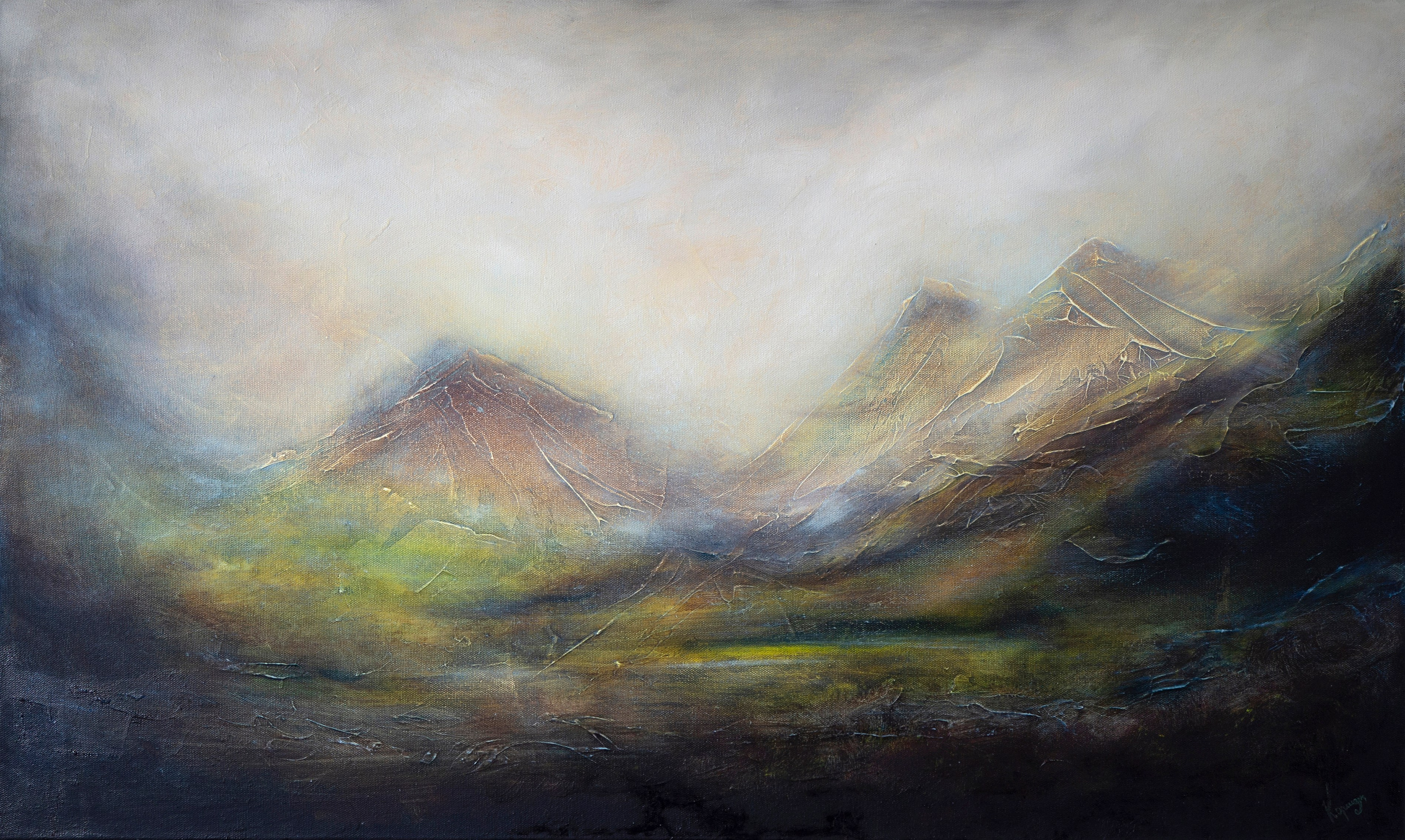 Tonal Moods: Abstract Impressions of the Universe. Pavel Korshun — Contemporary painter. Original abstract painting