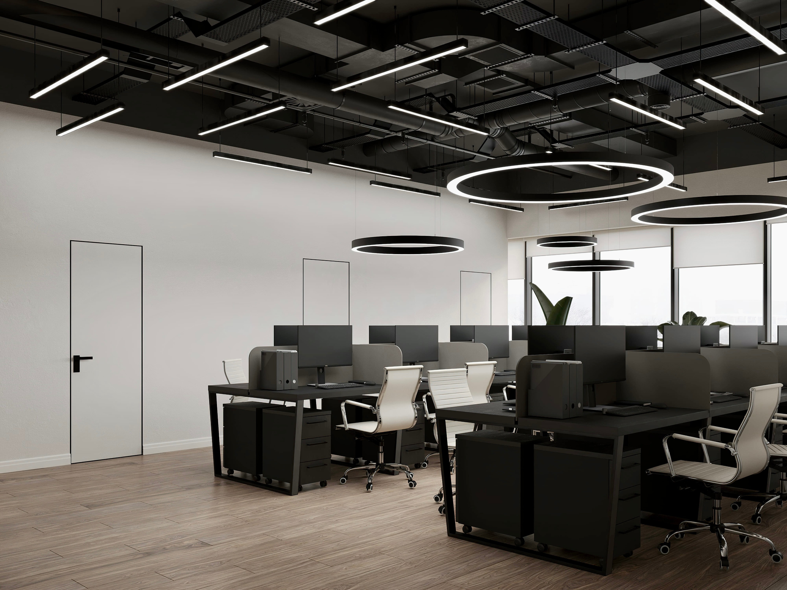 Офис 264 м², БЦ «Останкино». 3D Визуализация интерьера