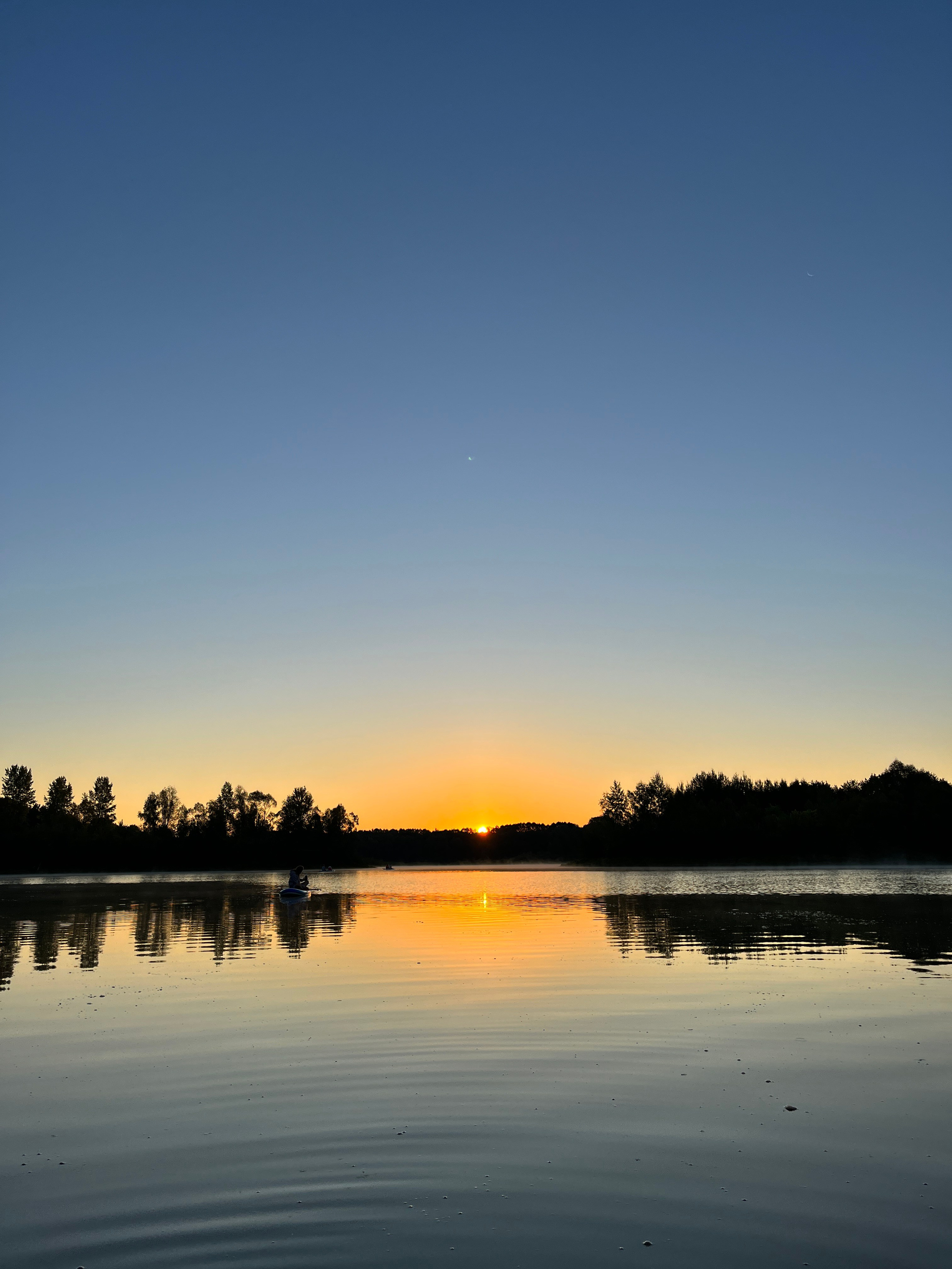 Рассвет на сапах в Сипайловских карьерах
