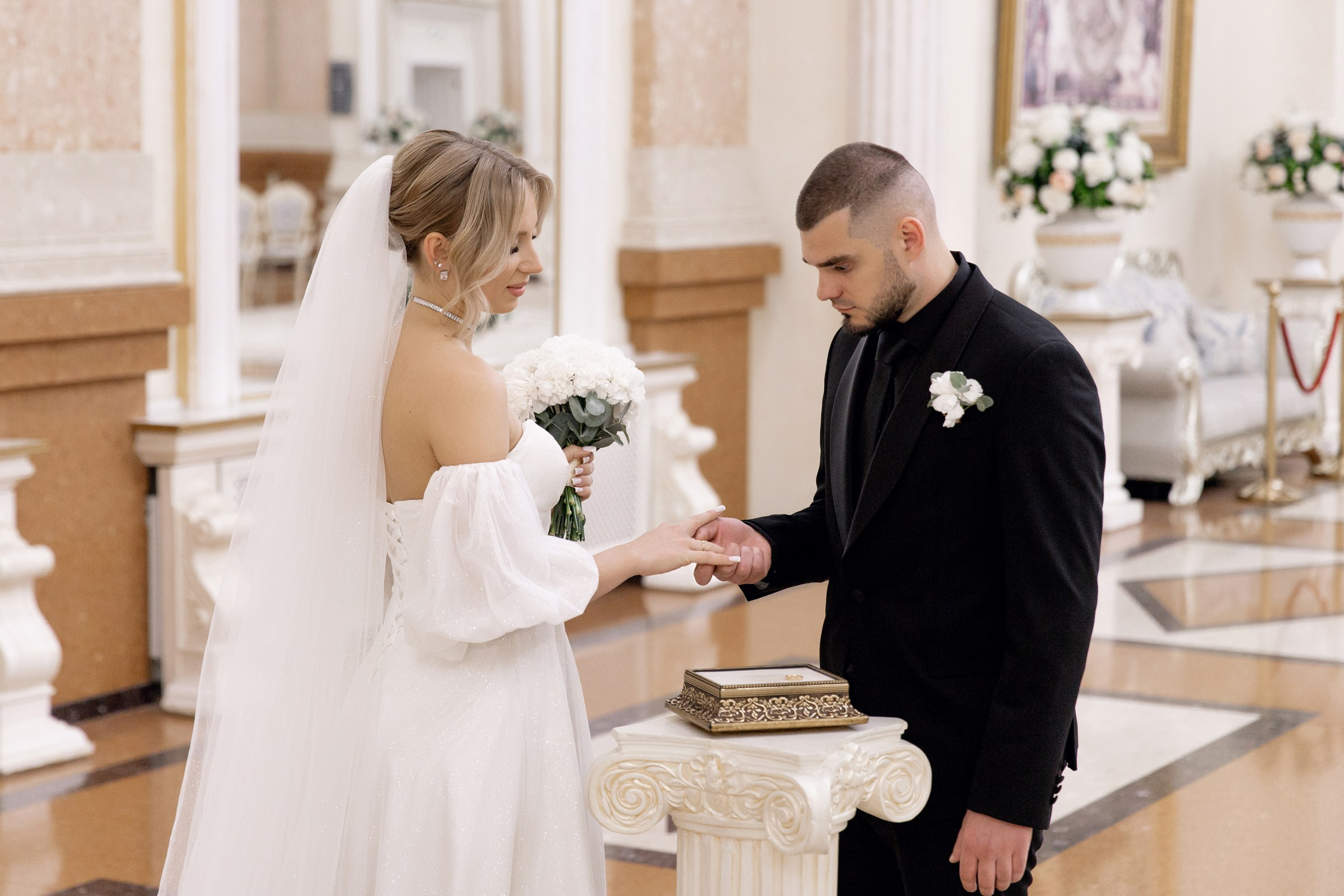Свадебная церемония в Екатерининском зале, Краснодар. Свадебный фотограф и видеограф Краснодар, Ростов, Сочи, Новороссийск