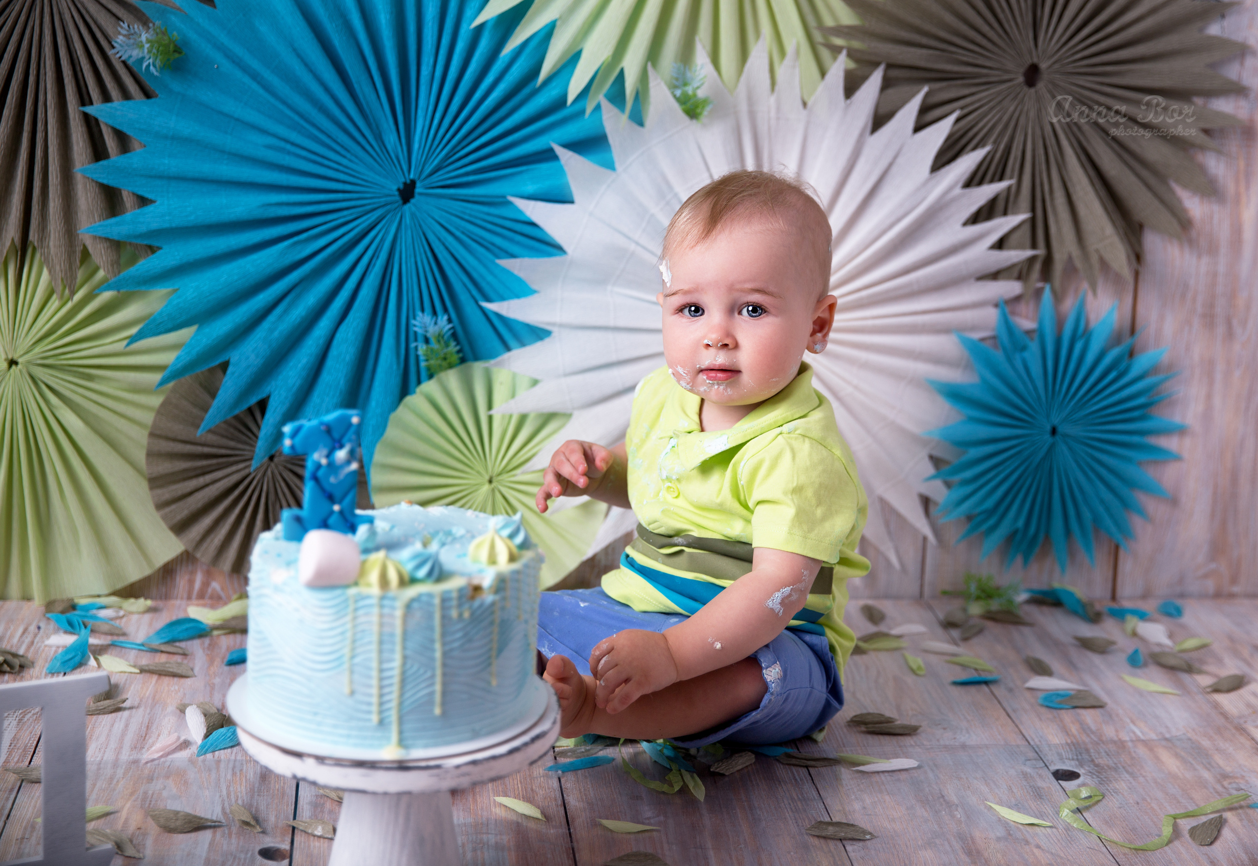 Фотосессия ГОДОВАСИЕ. Фотограф новорожденных, детей до года и беременных в Симферополе