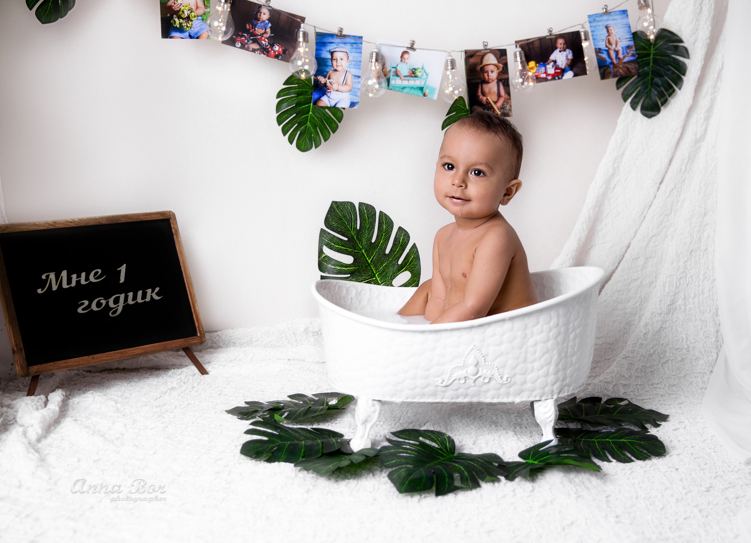 Фотосессия ГОДОВАСИЕ. Фотограф новорожденных, детей до года и беременных в Симферополе