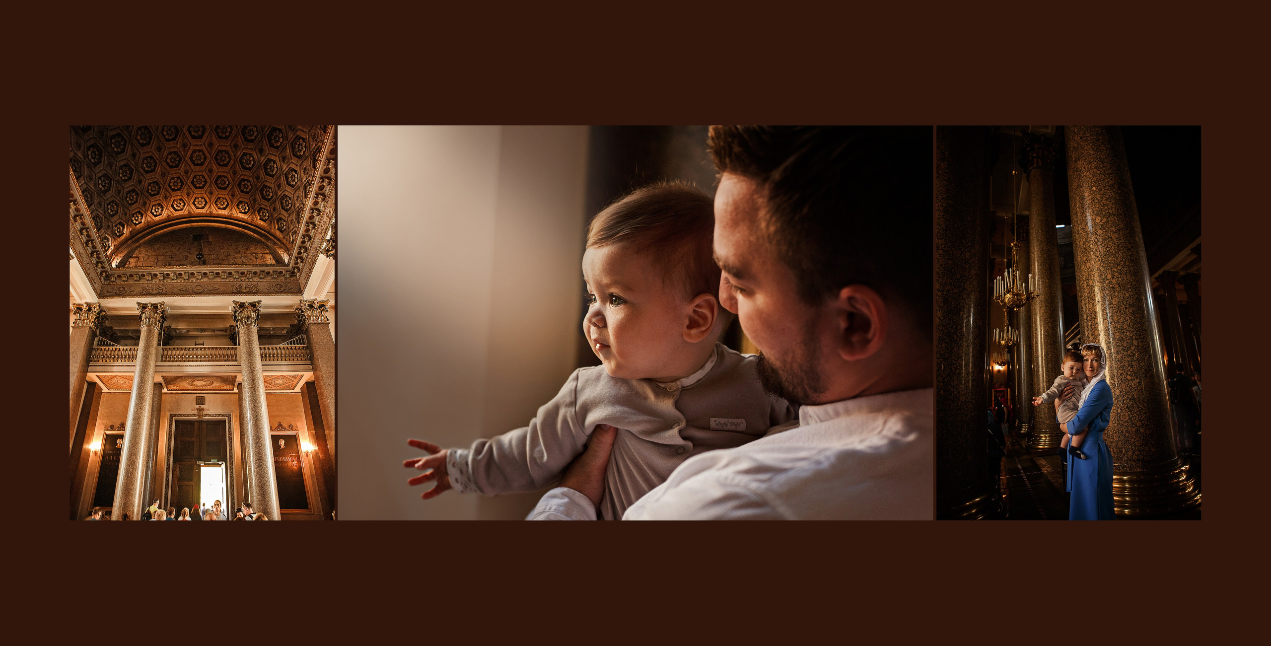 Фотосессия крещения новорожденных