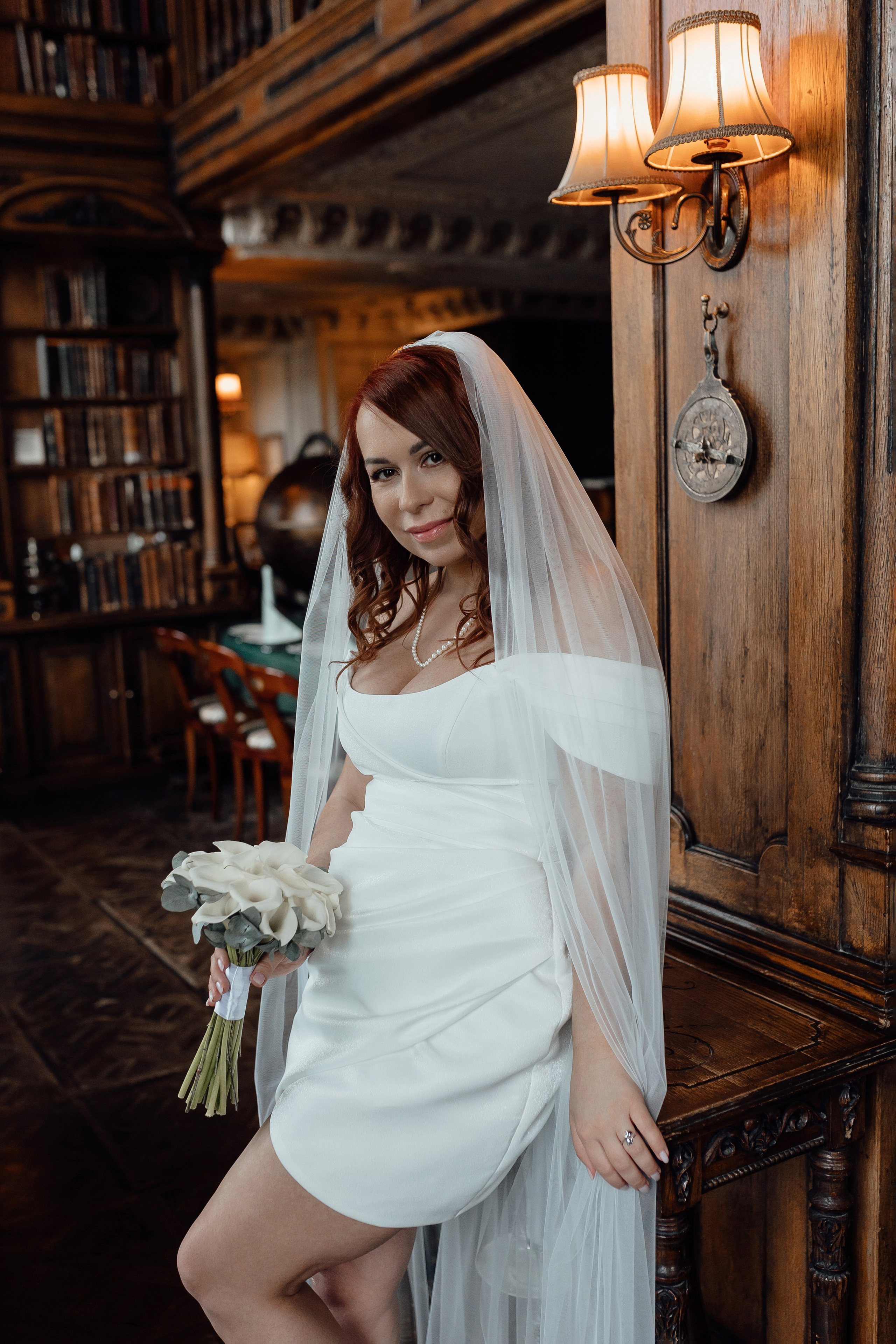 Свадебная фотосессия в ресторане «Кафе Пушкинъ»