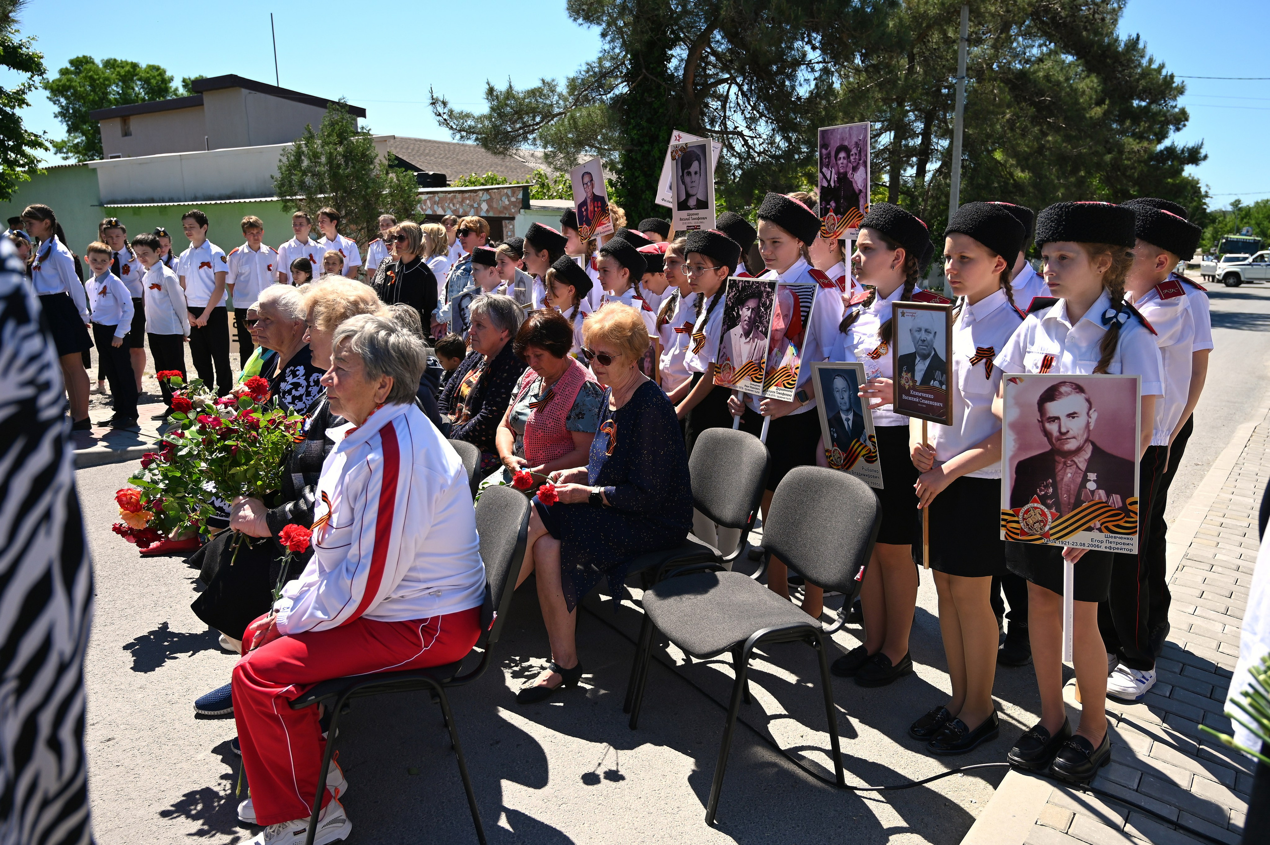 Митинг в с. Виноградное. Жизнь курорта Кабардинка в фотографиях