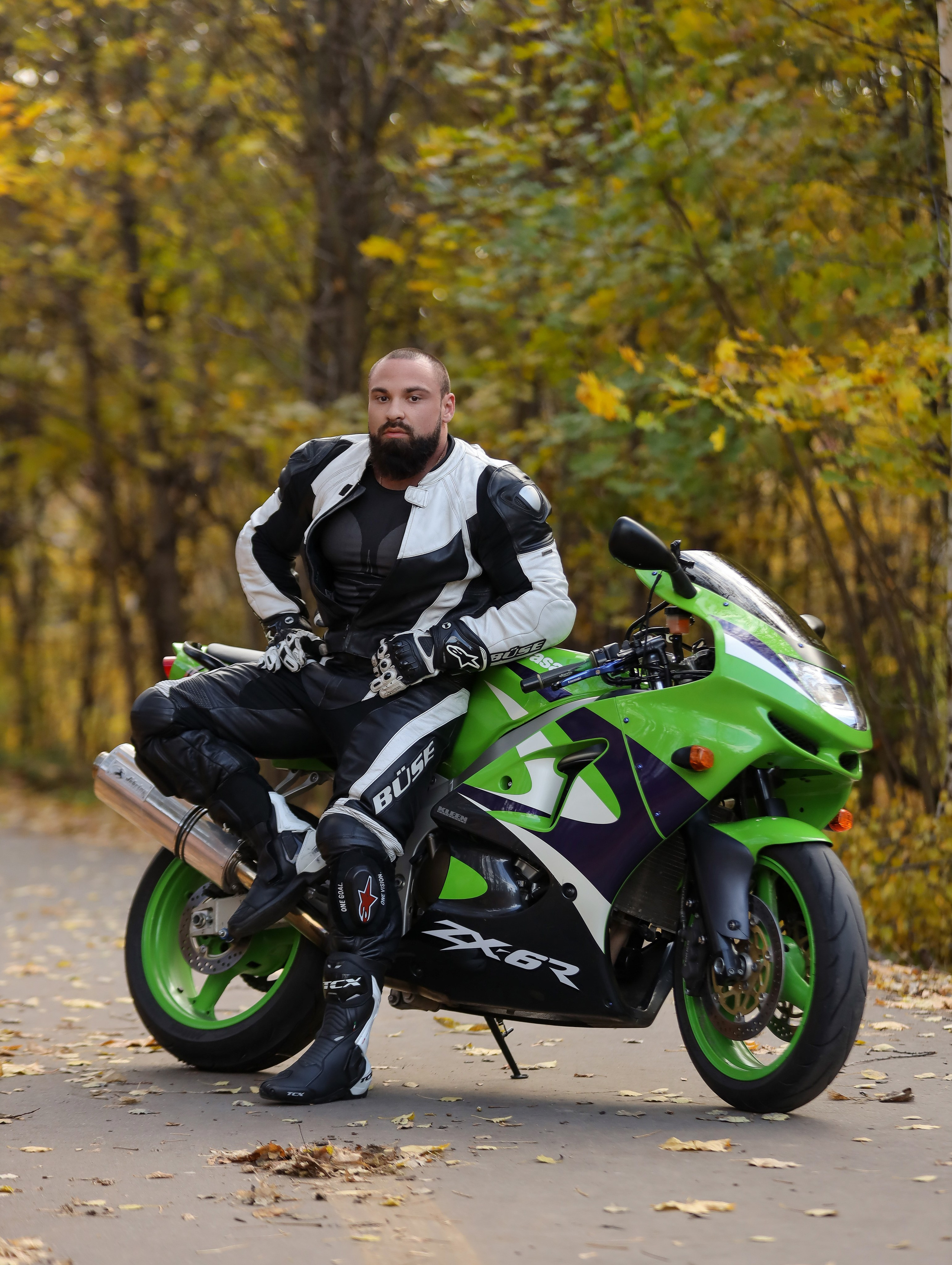 Виталий Kawasaki ZX6R. Фотограф Антон Чупринин