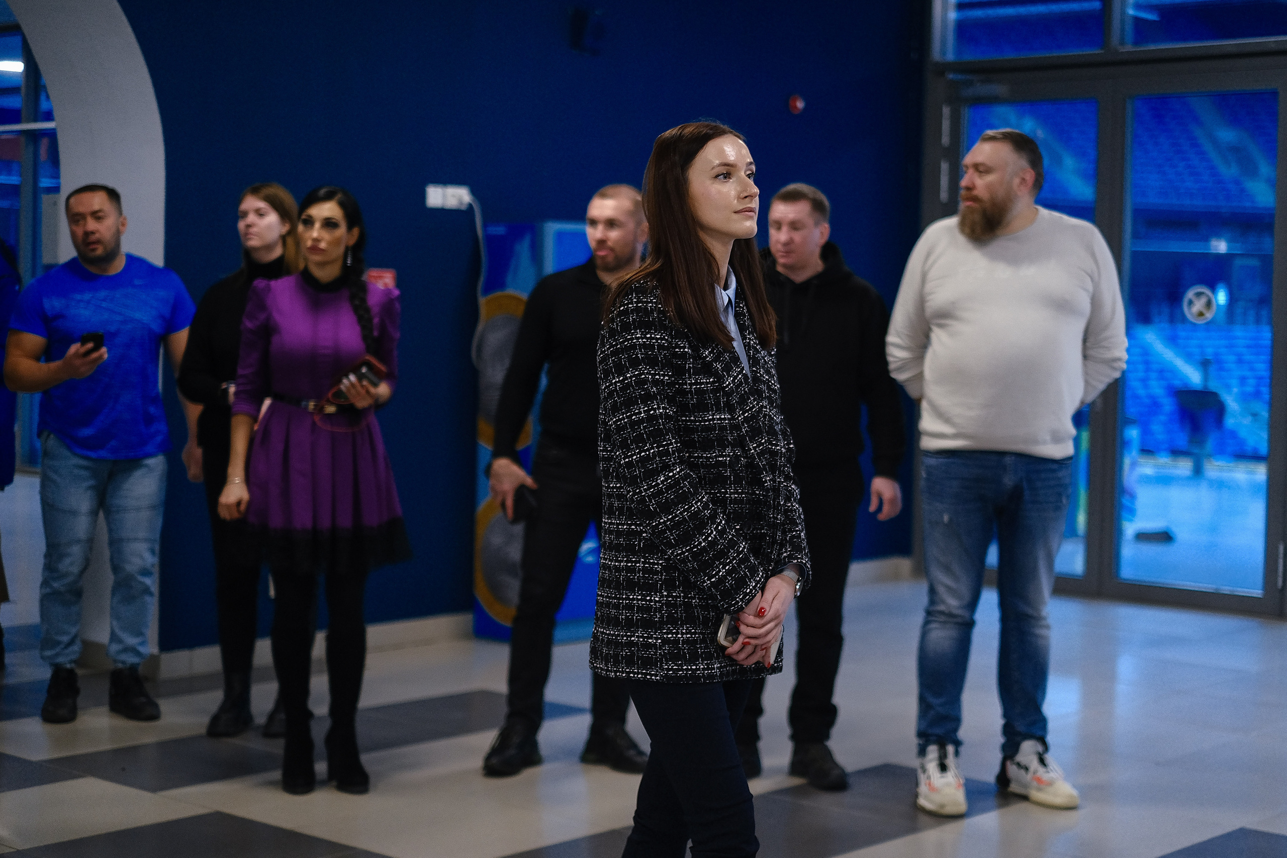 Экскурсия по «Газпром арене». Фотограф Мария Хлебникова Санкт-Петербург Москва