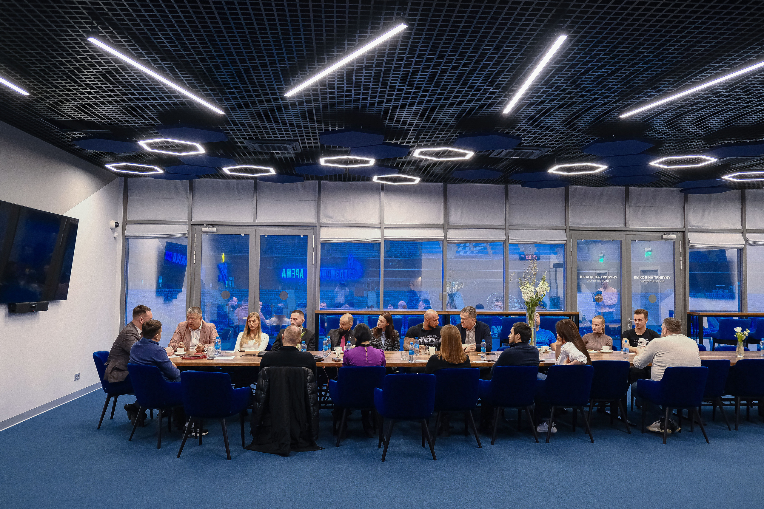 Экскурсия по «Газпром арене». Фотограф Мария Хлебникова Санкт-Петербург Москва