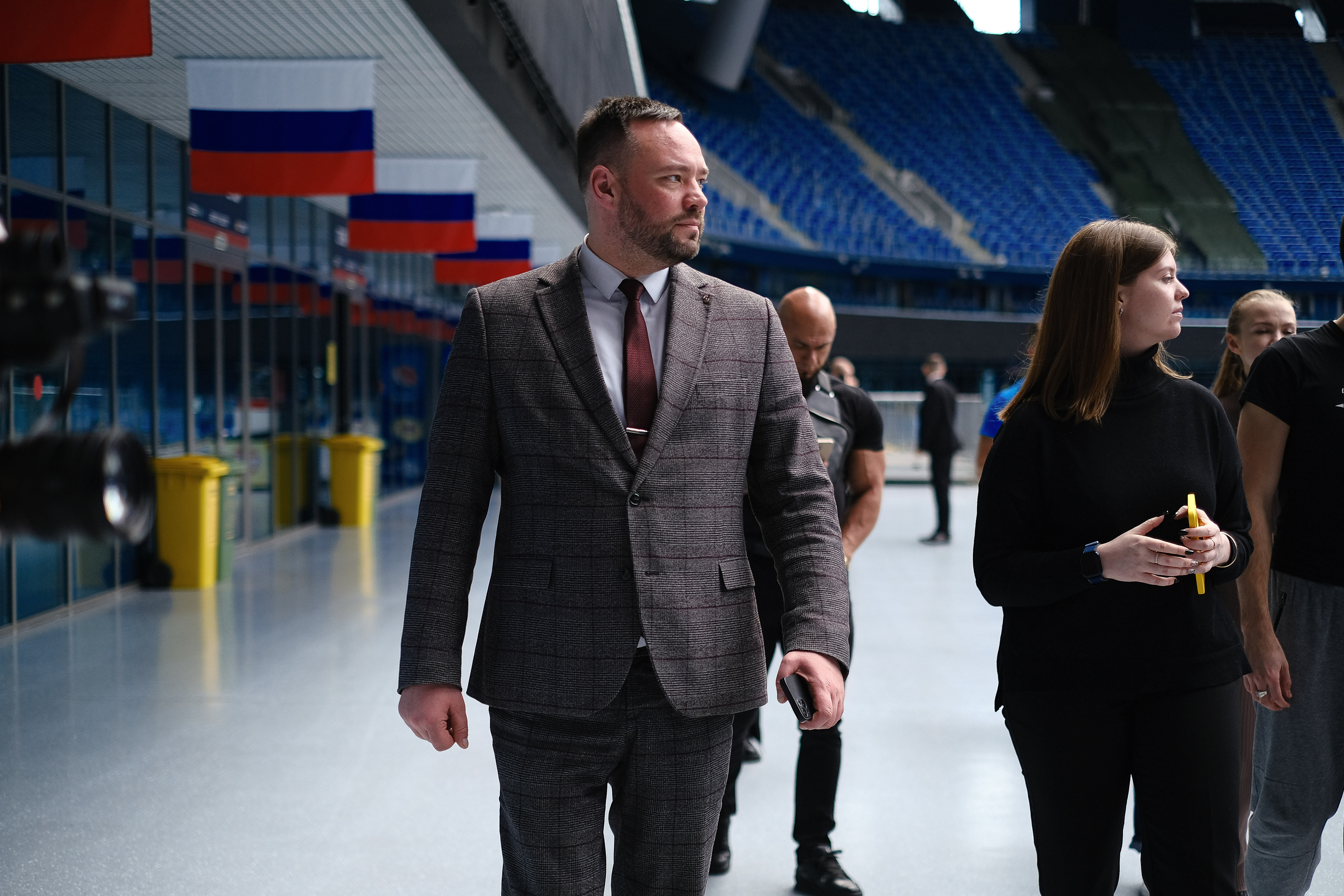 Экскурсия по «Газпром арене». Фотограф Мария Хлебникова Санкт-Петербург Москва