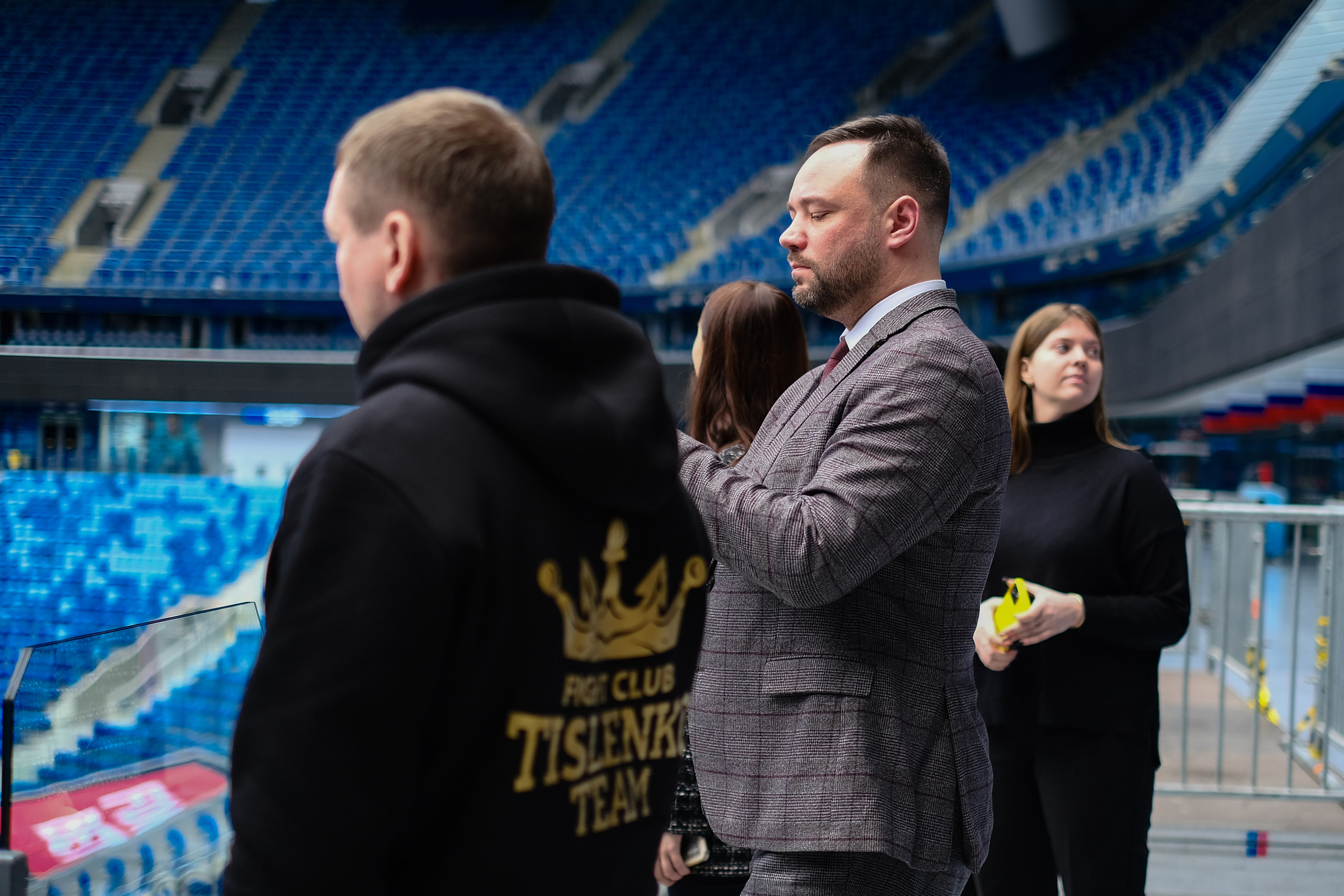 Экскурсия по «Газпром арене». Фотограф Мария Хлебникова Санкт-Петербург Москва