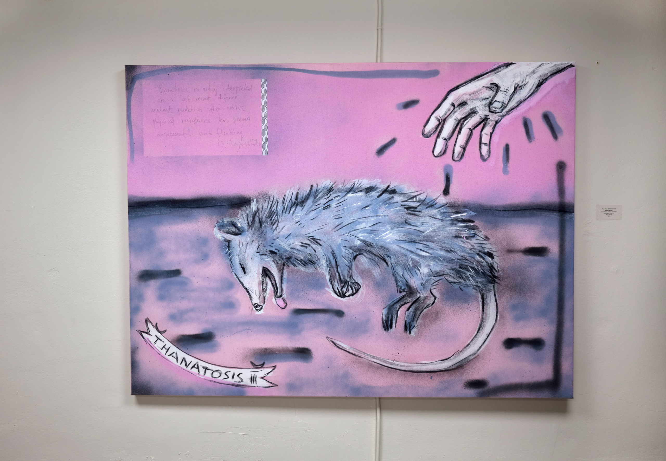 Thanatosis. Artist Anna Snegina Художница Анна Снегина