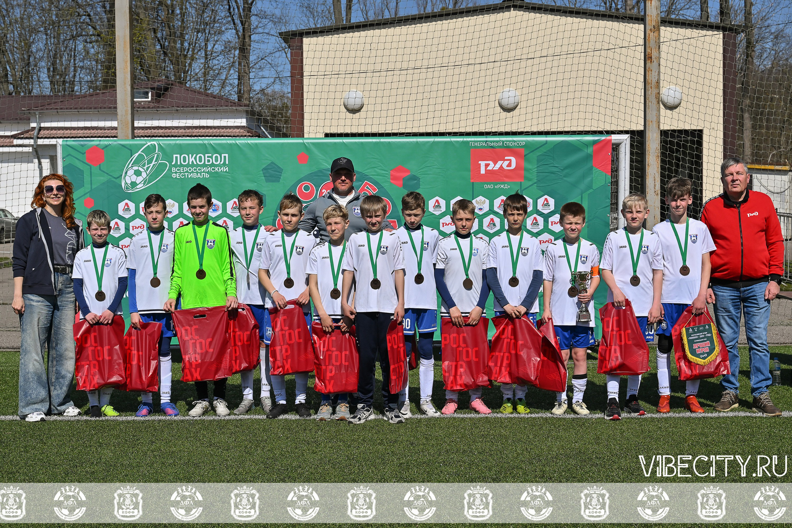 XIX Всероссийского футбольного турнира Локобол 2025 РЖД. VIBECITY.RU Вайб Сити Ру Фоторепортажи Фотоотчеты Калининград