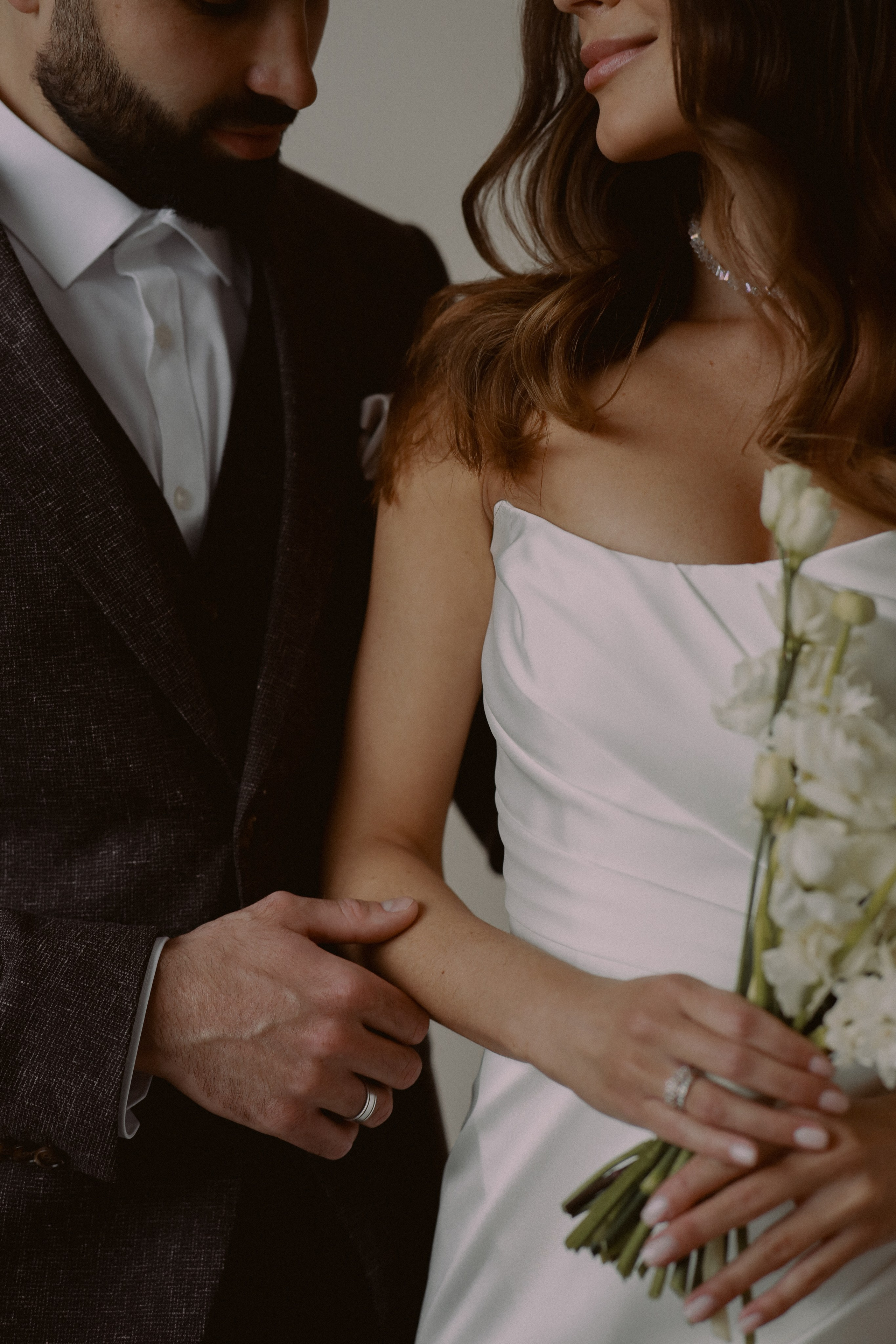 Портрет невесты, свадебная фотосессия, студия, фотограф Кемерово