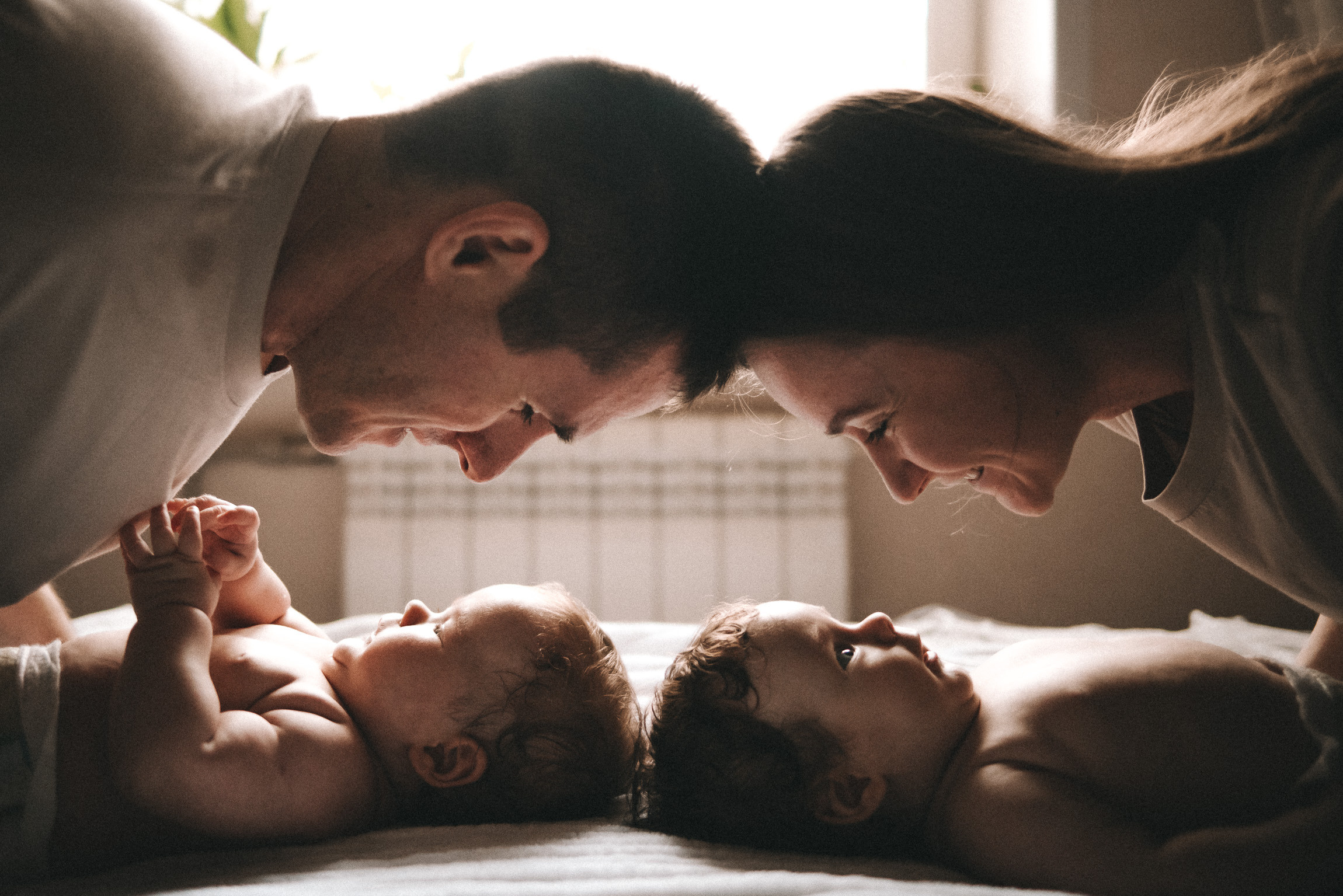 Кира и Мира. Фотограф новорожденных в стиле lifestyle в Воронеже Юлия Ключникова