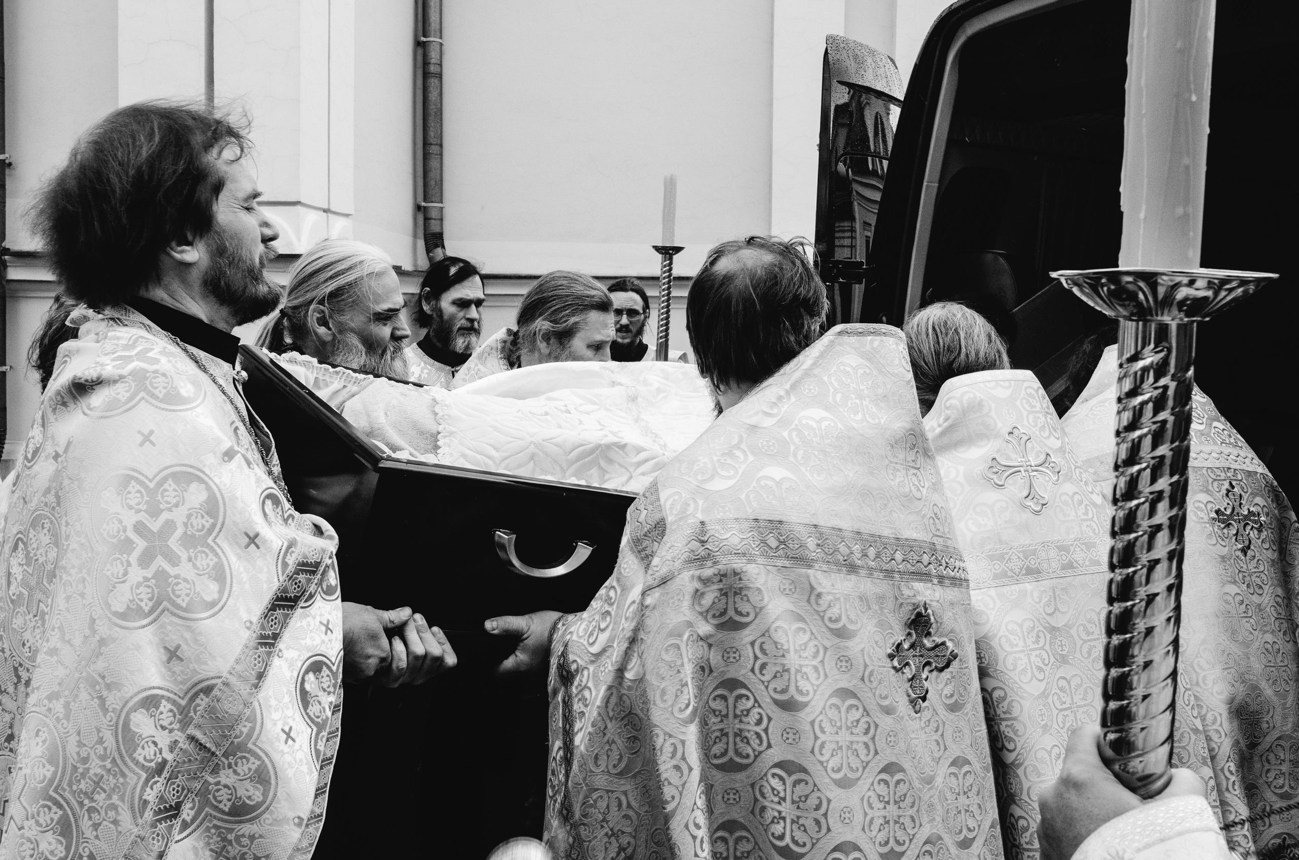 Отпевание отца Георгия (2020). Документальный фотограф Сергей Пронин