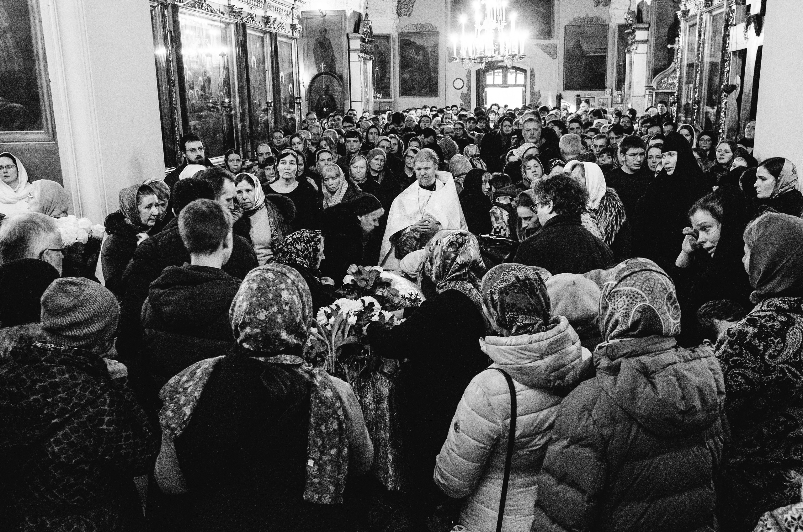 Отпевание отца Георгия (2020). Документальный фотограф Сергей Пронин