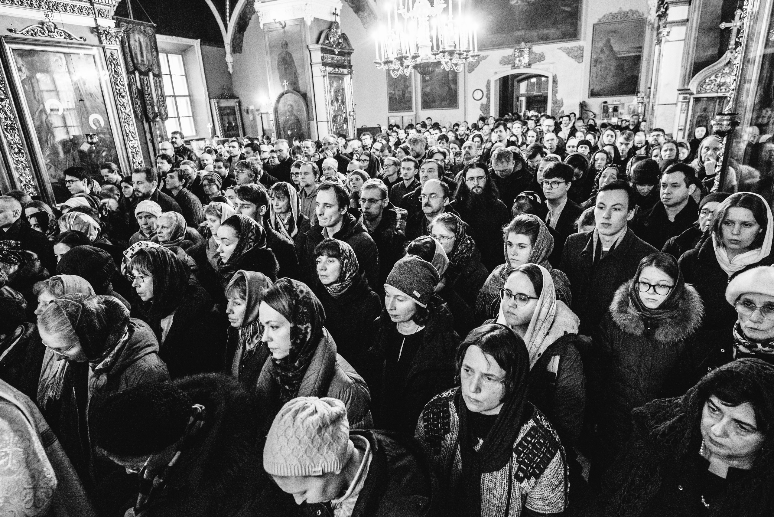 Отпевание отца Георгия (2020). Документальный фотограф Сергей Пронин
