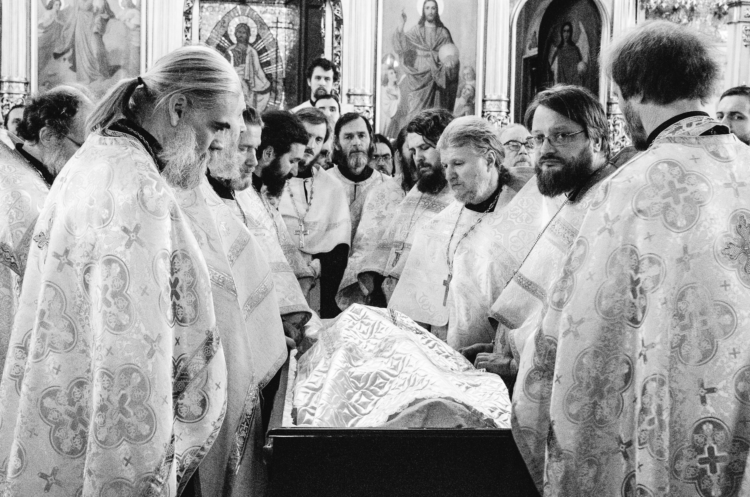 Отпевание отца Георгия (2020). Документальный фотограф Сергей Пронин