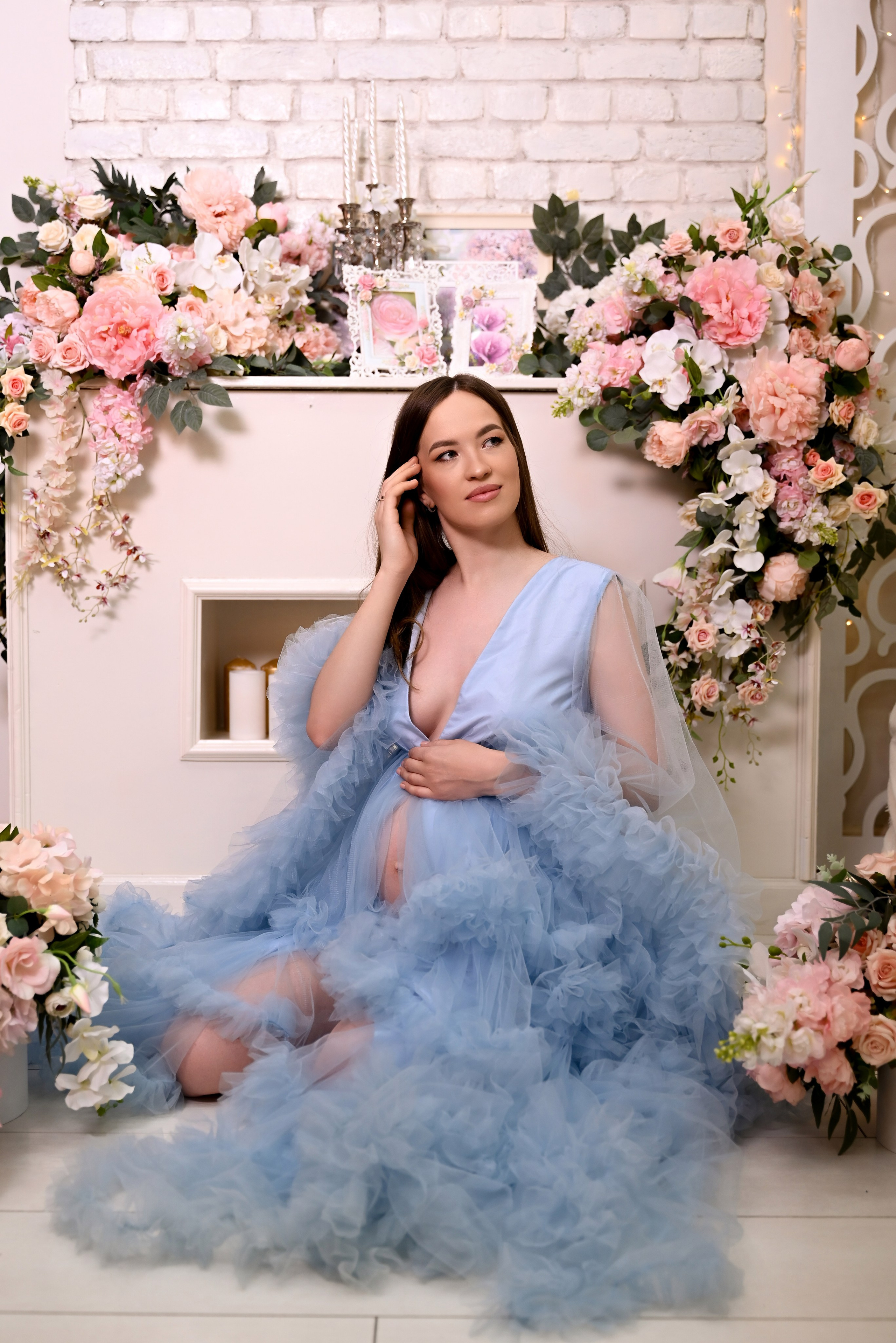 Беременность. Фотостудия Зефир. Фотосессии в студии под ключ. Москва. Семейные и детские фотосессии