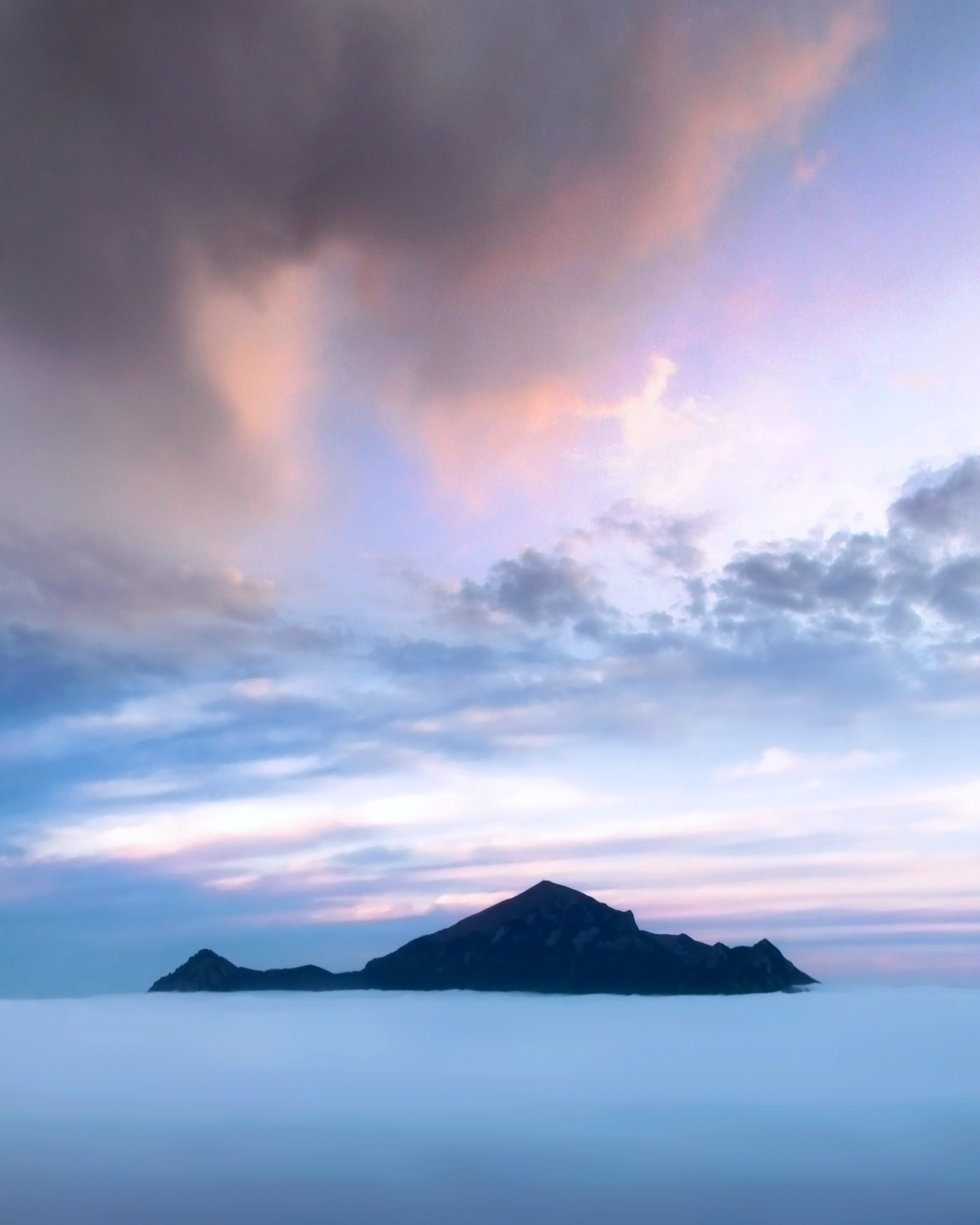 Гора Бештау выше облаков