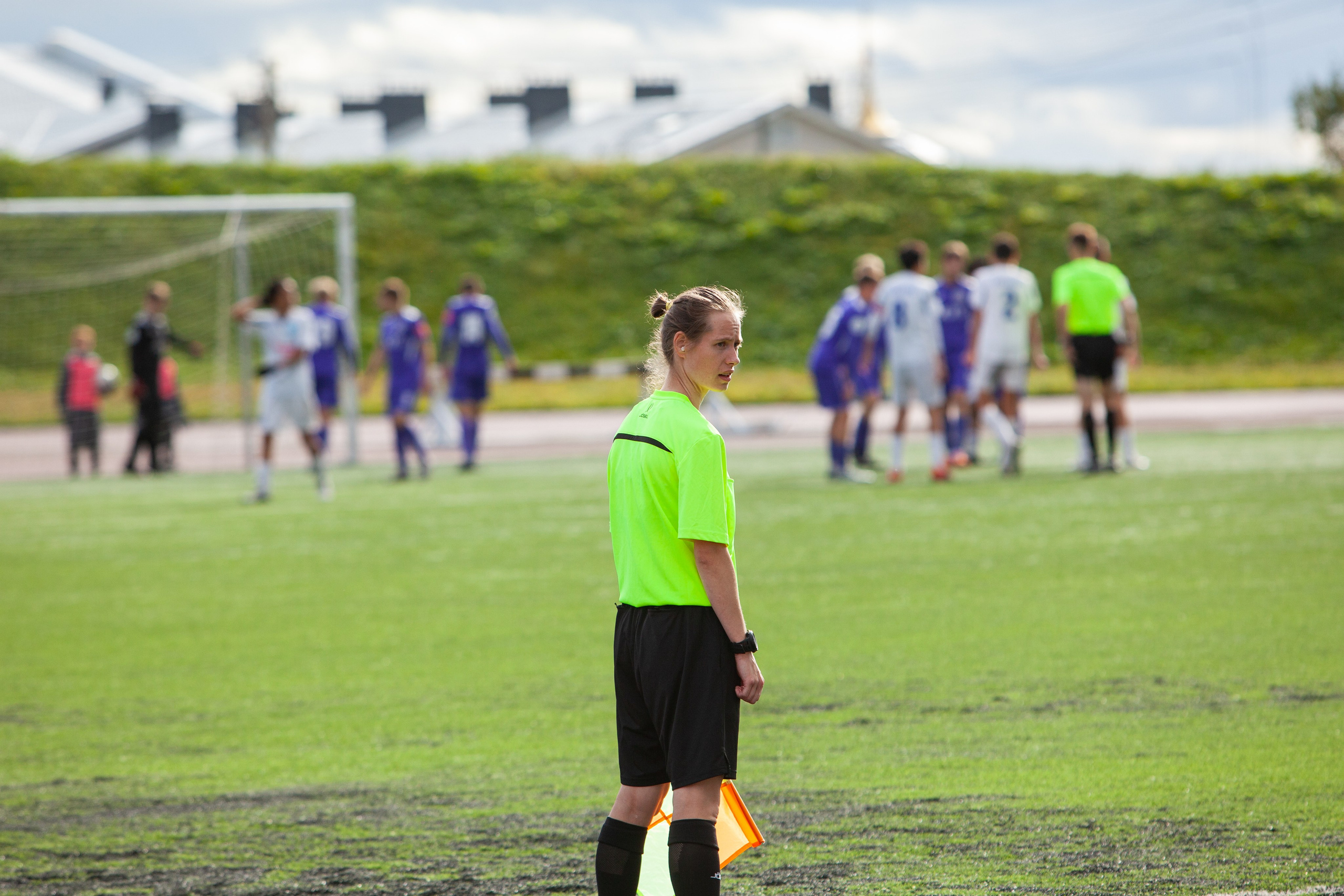 Матч юношеской футбольной лиги между командами СШ «Сахалин» и «СШОР № 1» (Комсомольск-на-Амуре). Кутузов Евгений Фотограф в Южно-Сахалинске