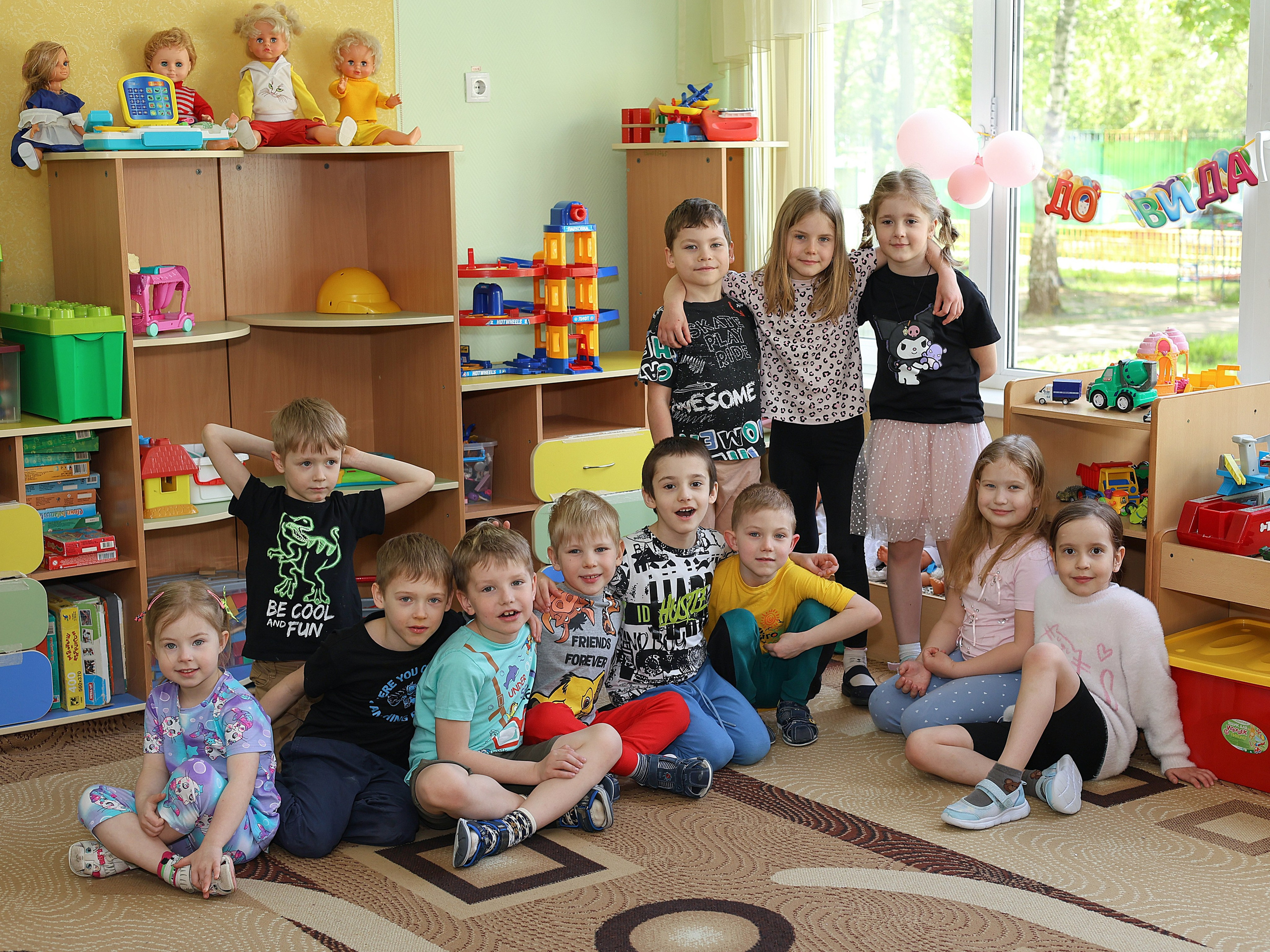 Один день в детском саду