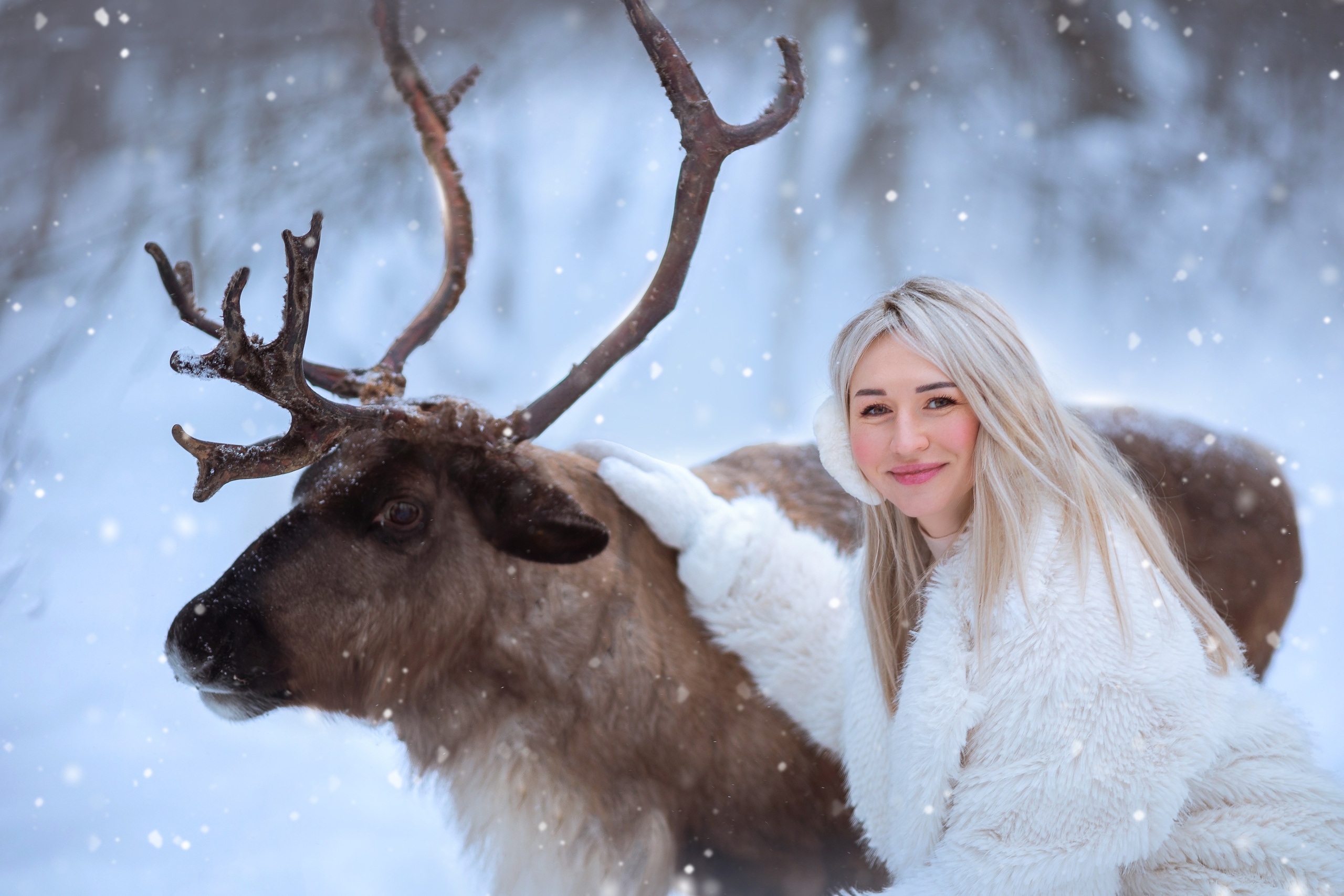Фотосессия с оленями. Фотограф Лия Милк | Москва, Подмосковье
